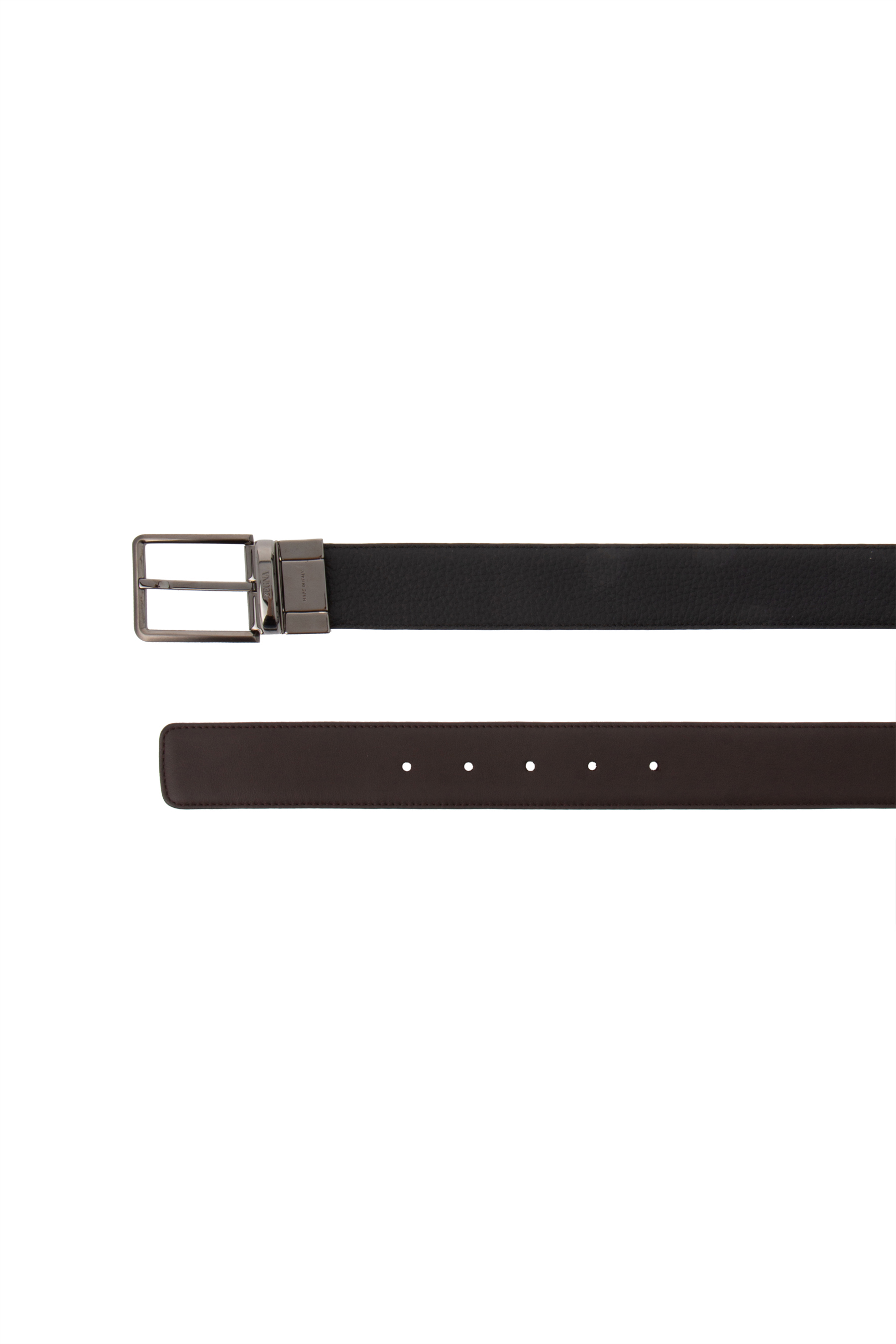 ZEGNA Reversible Leather Belt ZEGNA Reversible Leather Belt