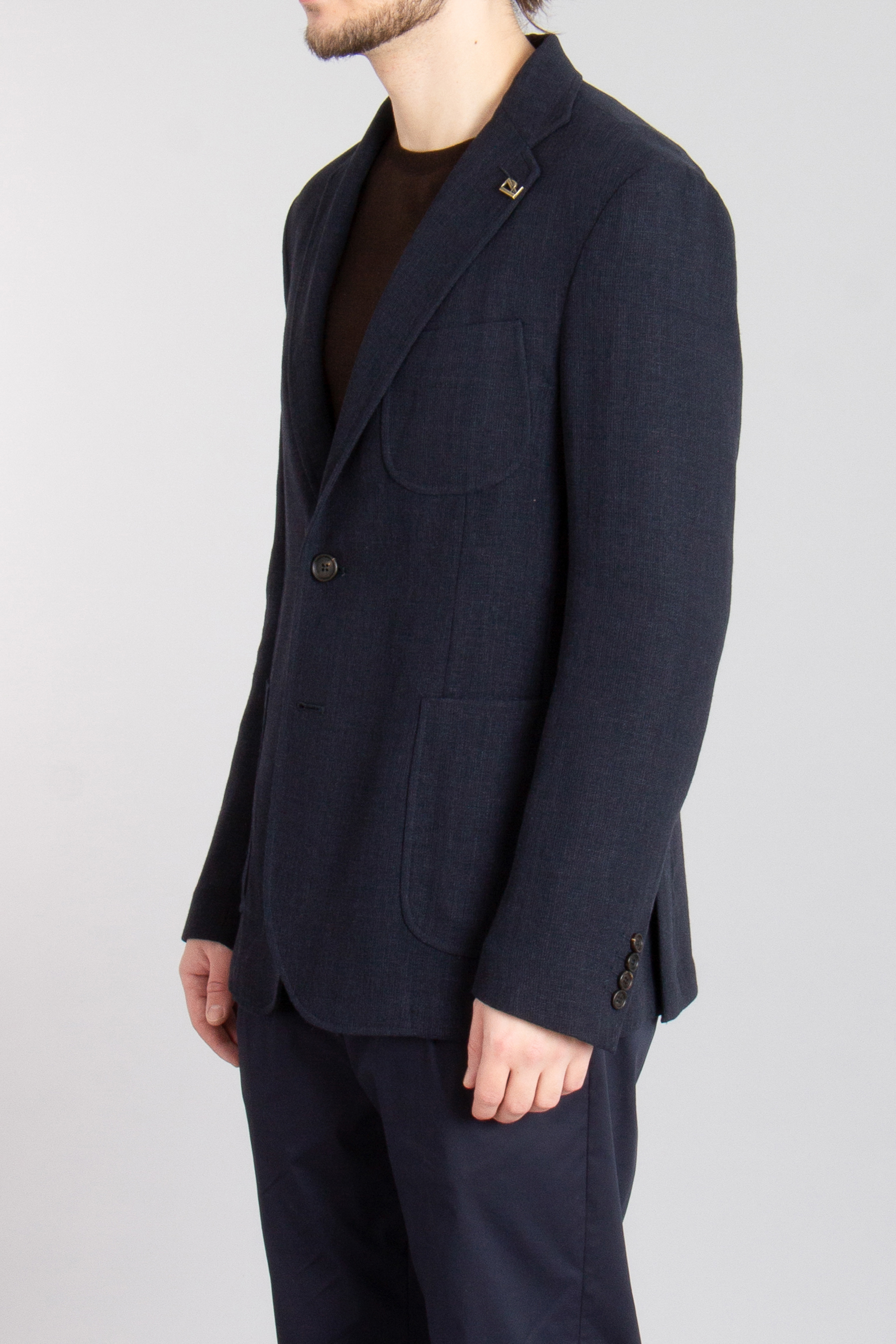 PAL ZILERI Lightweight Virgin Wool-Linen Blend Jacket PAL ZILERI Lightweight Virgin Wool-Linen Blend Jacket