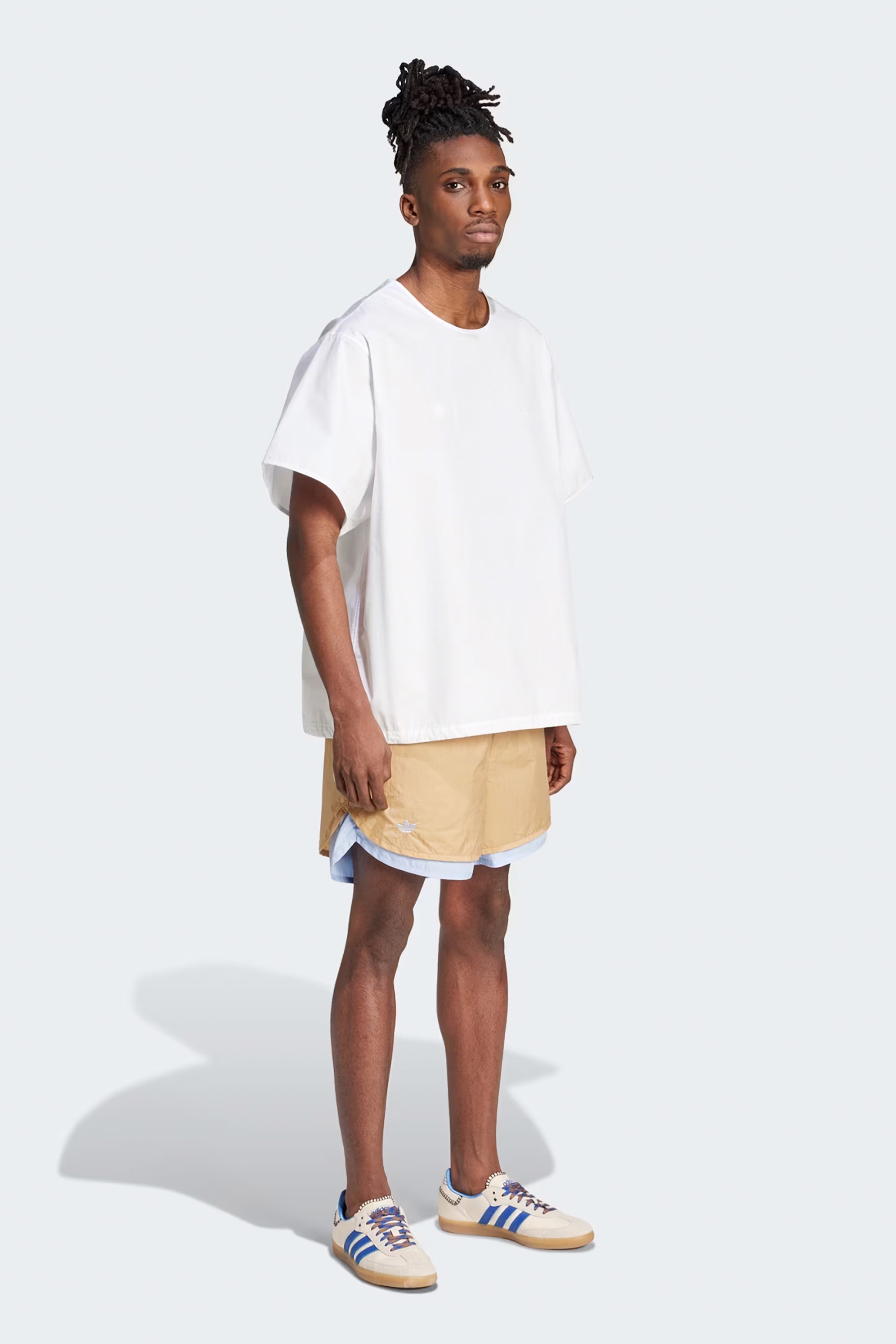ADIDAS x Wales Bonner Recycled Nylon Layered Shorts ADIDAS x Wales Bonner Recycled Nylon Layered Shorts