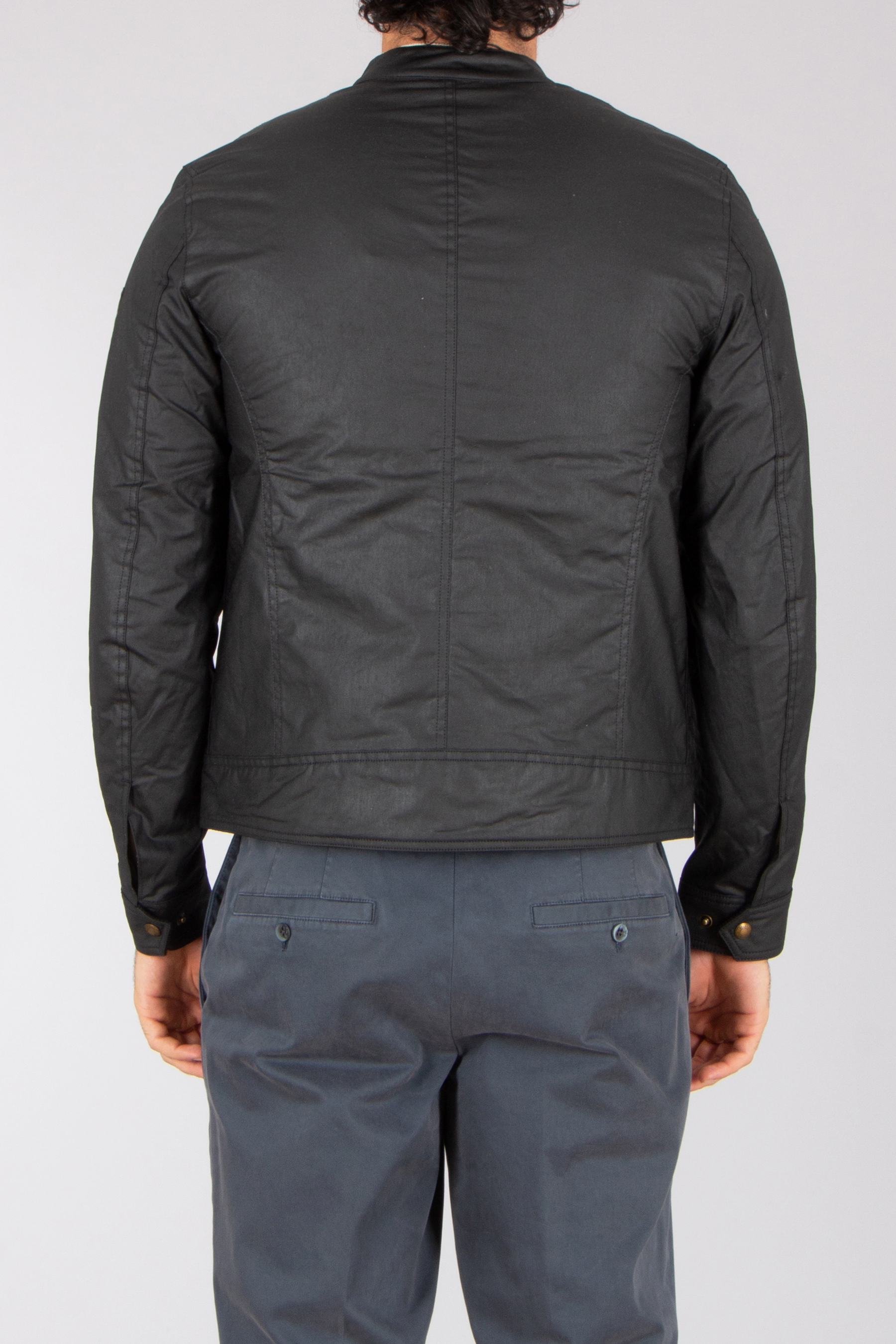 BELSTAFF Slim Fit Waxed Cotton Jacket Sideline Mantel, Jacke, Erwachsener, Mann, Person