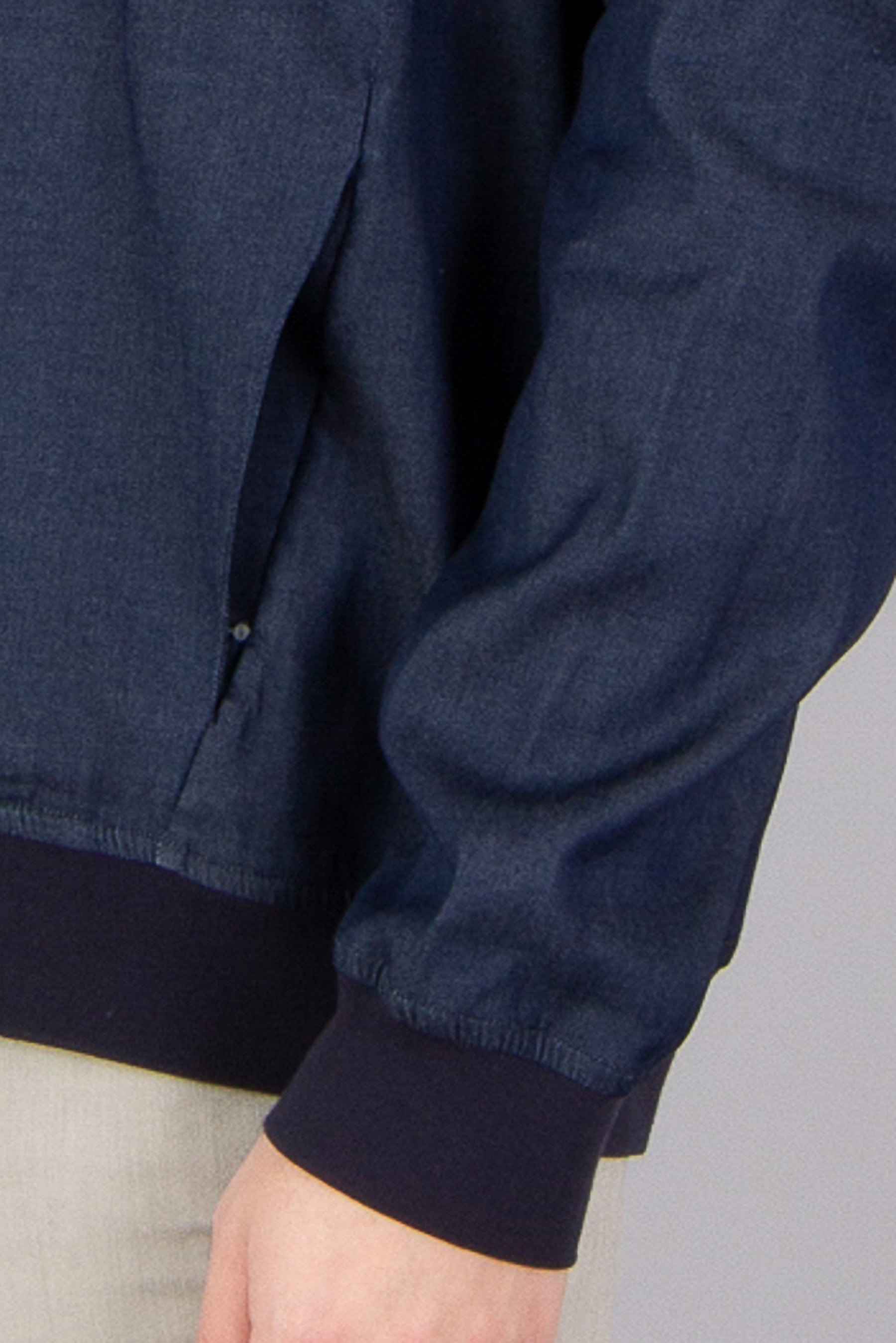 KITON Regular Fit Stretch Cotton Bomber Jacket KITON Regular Fit Stretch Cotton Bomber Jacket