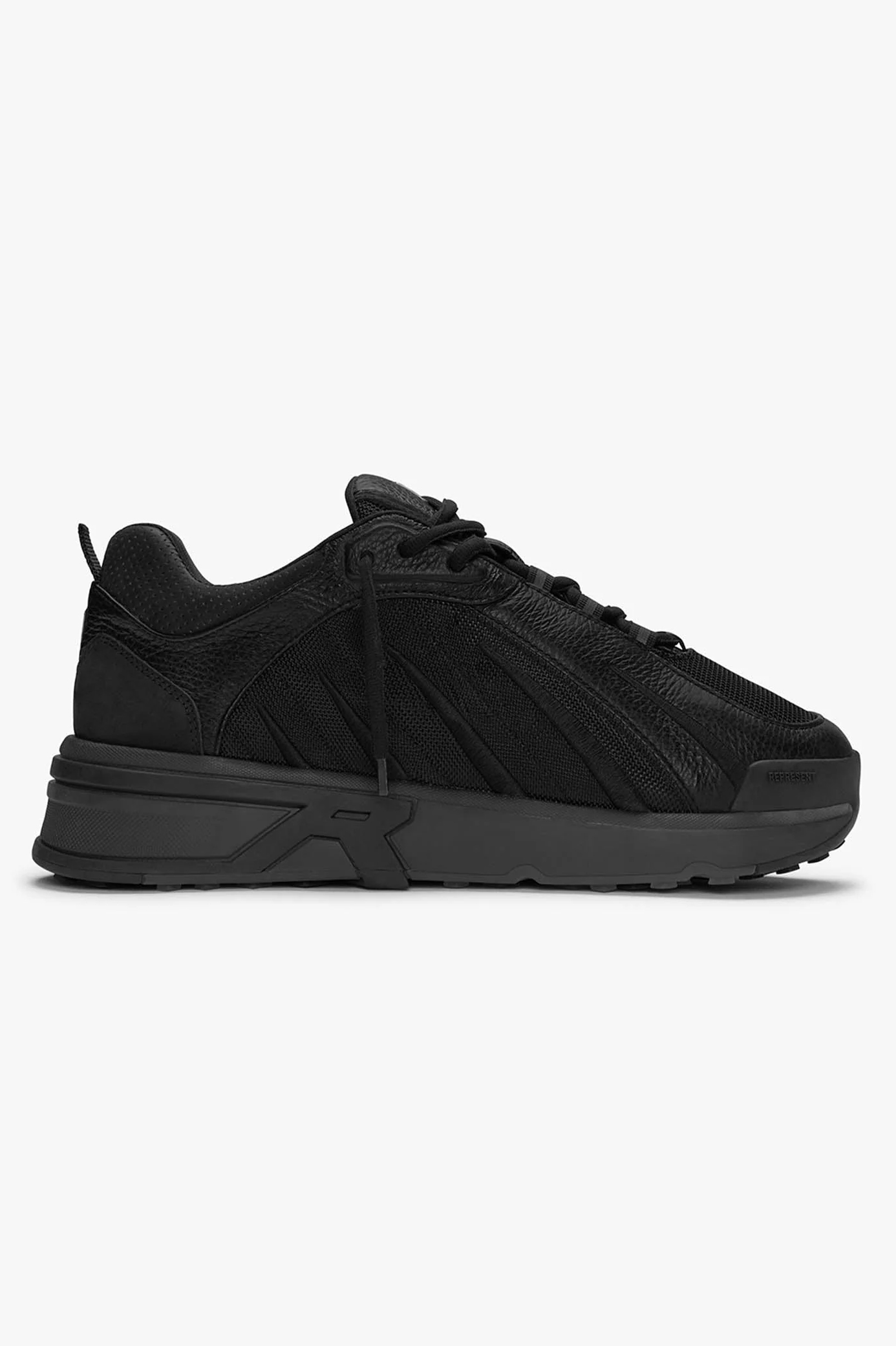 REPRESENT Tumbled Leather & Ballistic Nylon Sneakers Viper REPRESENT Tumbled Leather & Ballistic Nylon Sneakers Viper