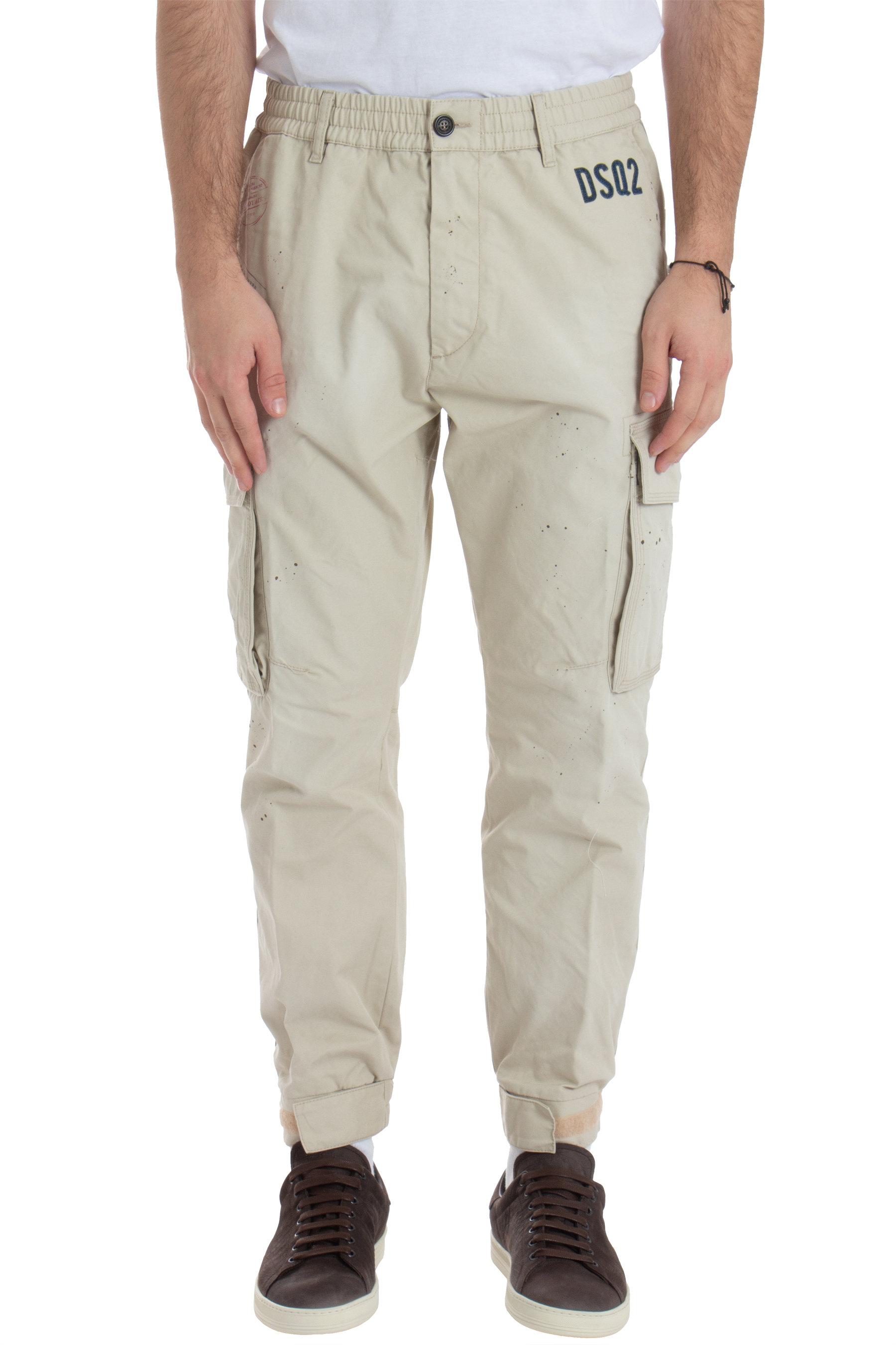 DSQUARED2 Cotton Stamps Cyprus Cargo Pants DSQUARED2 Cotton Stamps Cyprus Cargo Pants