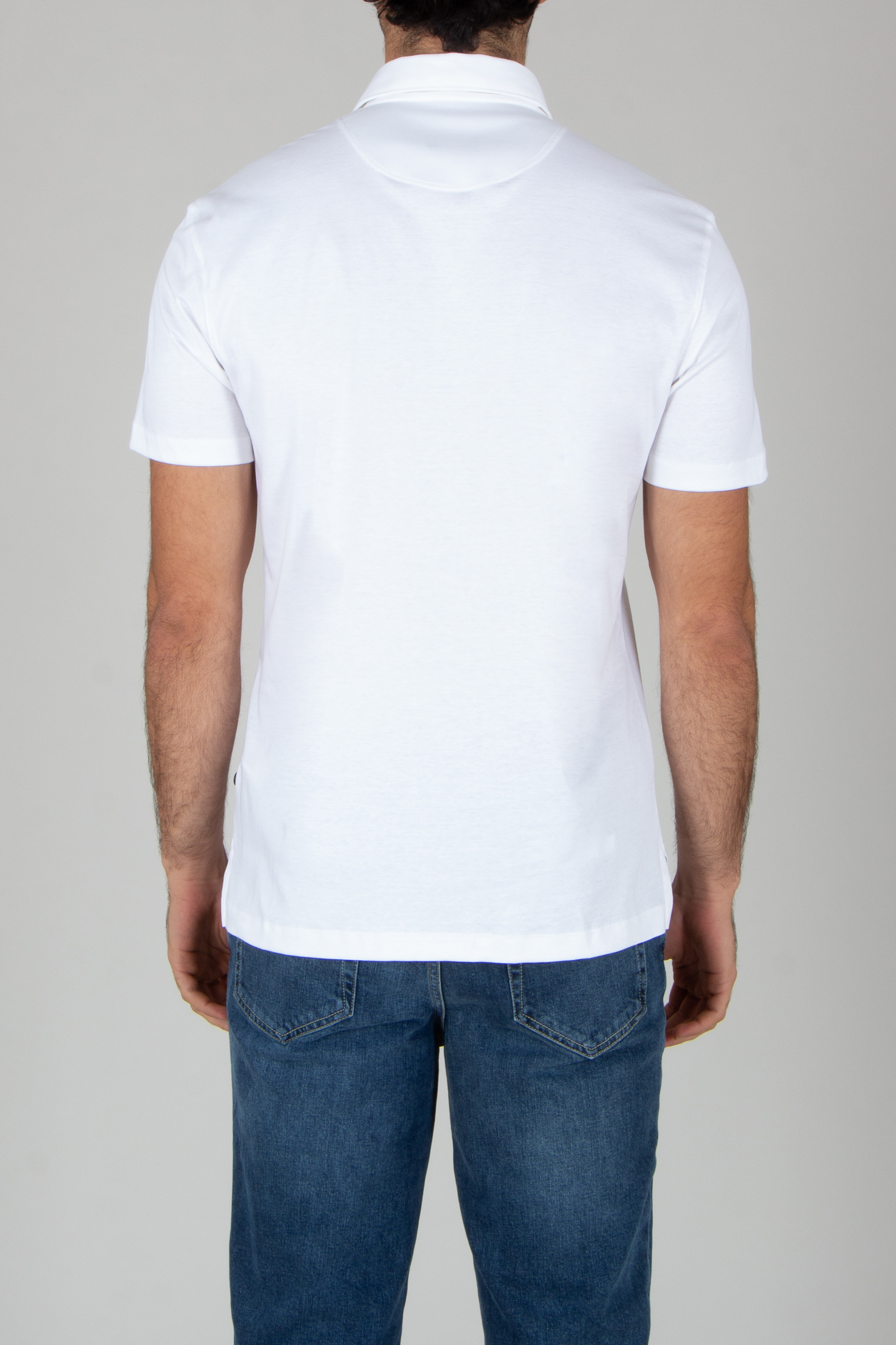 T-shirt, Hemd, Jeanshose, Mann, Person