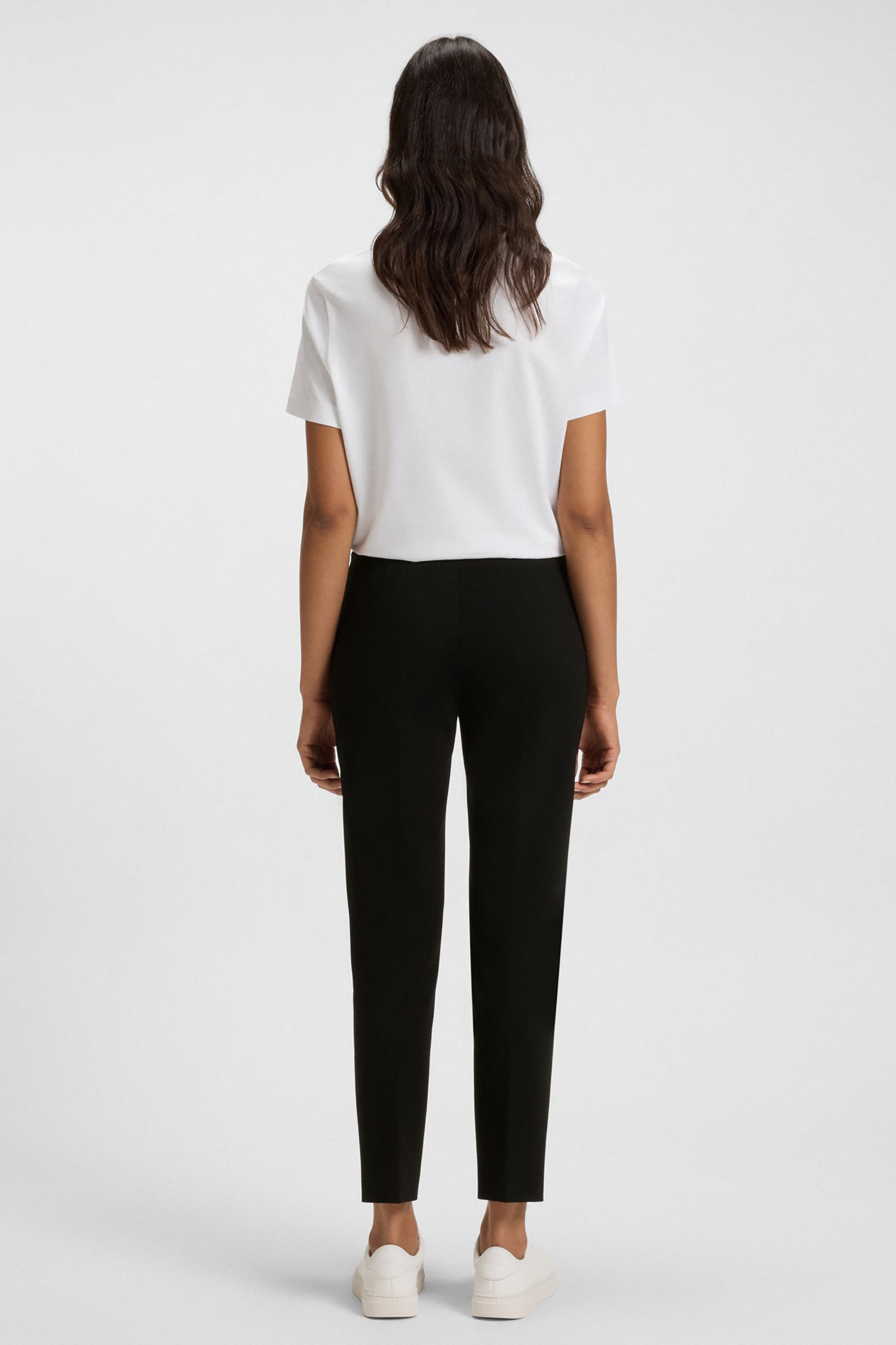 BOSS Regular Tapered Fit Viscose Blend Stretch Pants Tilunara Bluse, Hosen, Erwachsener, Person, Frau