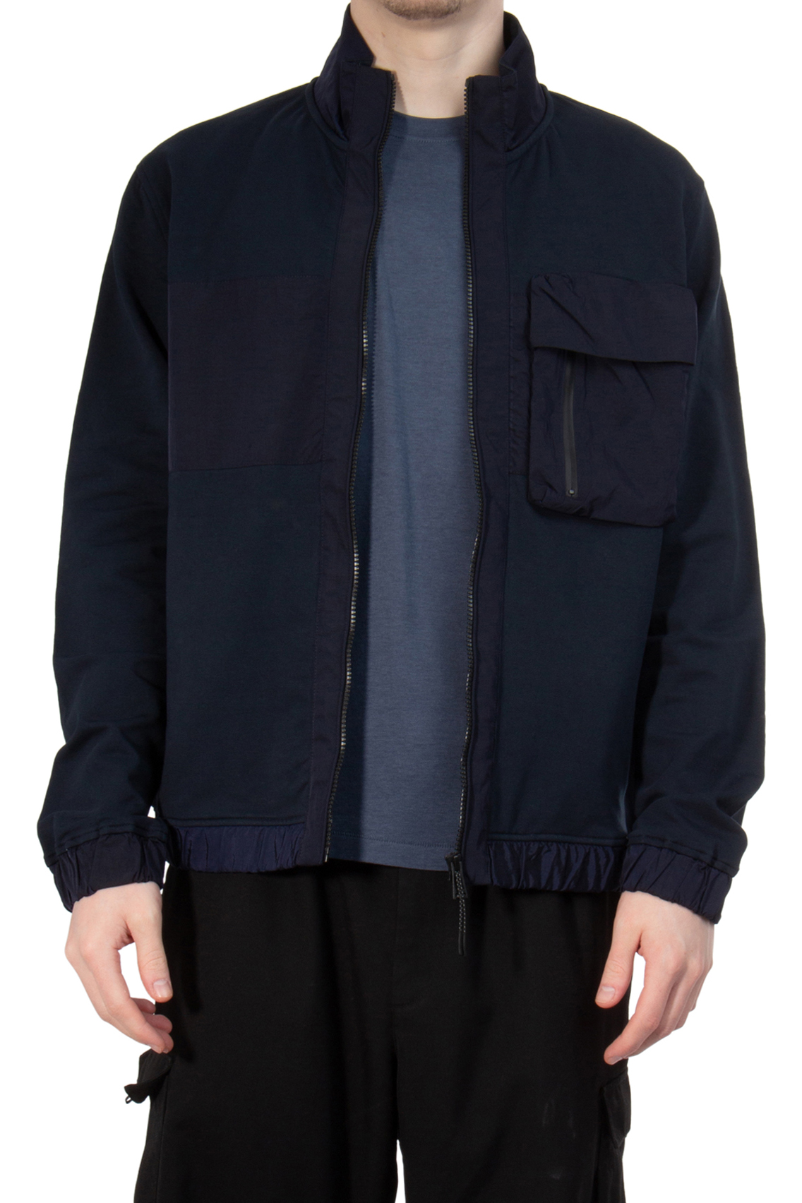 BELSTAFF Cotton Full Zip Sweatshirt Seal BELSTAFF Cotton Full Zip Sweatshirt Seal