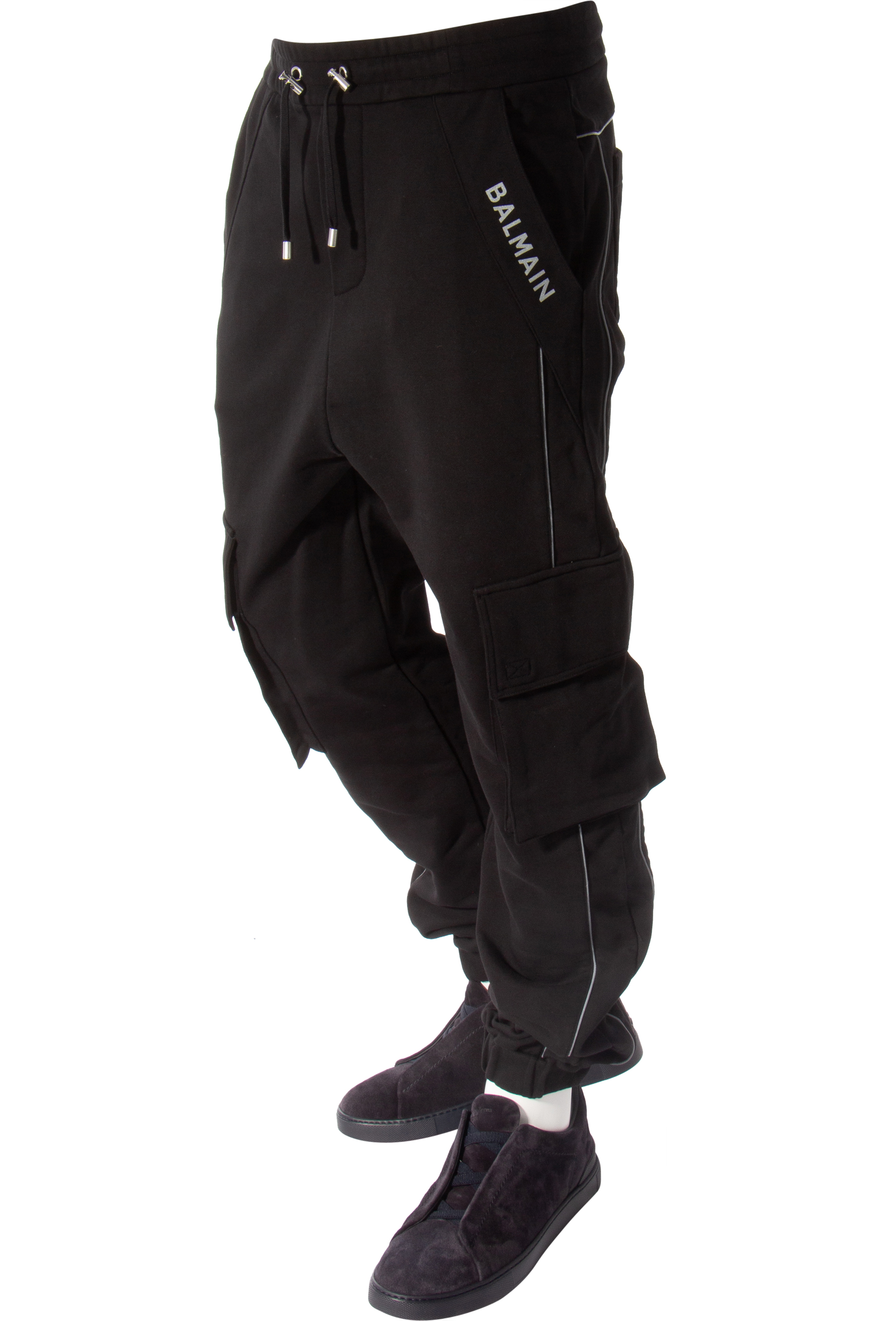 BALMAIN Cotton Cargo Sweatpants