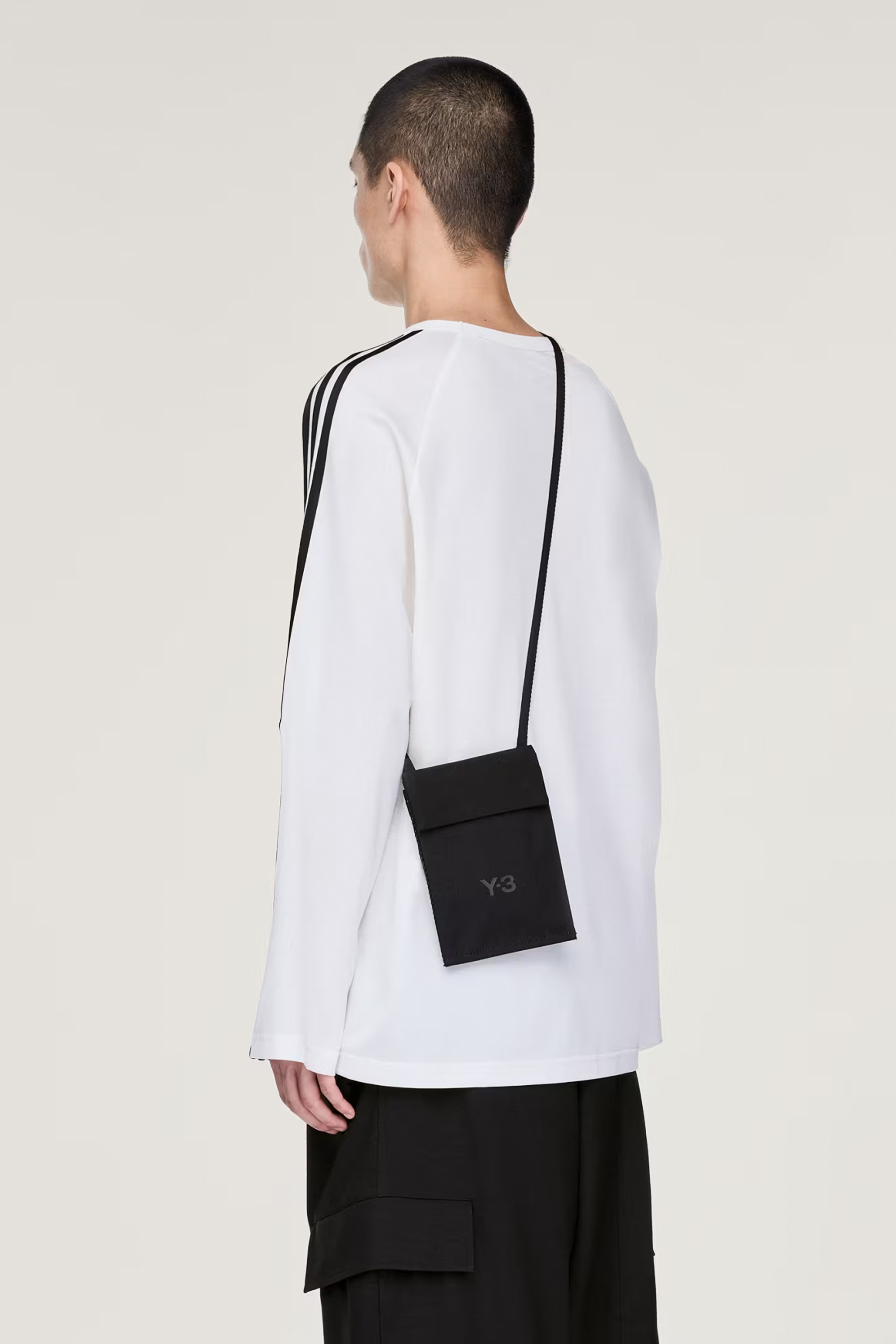Y-3 Cordura Nylon Crossbody Pouch Langarm, Ärmel, Zubehör, Tasche, Handtasche