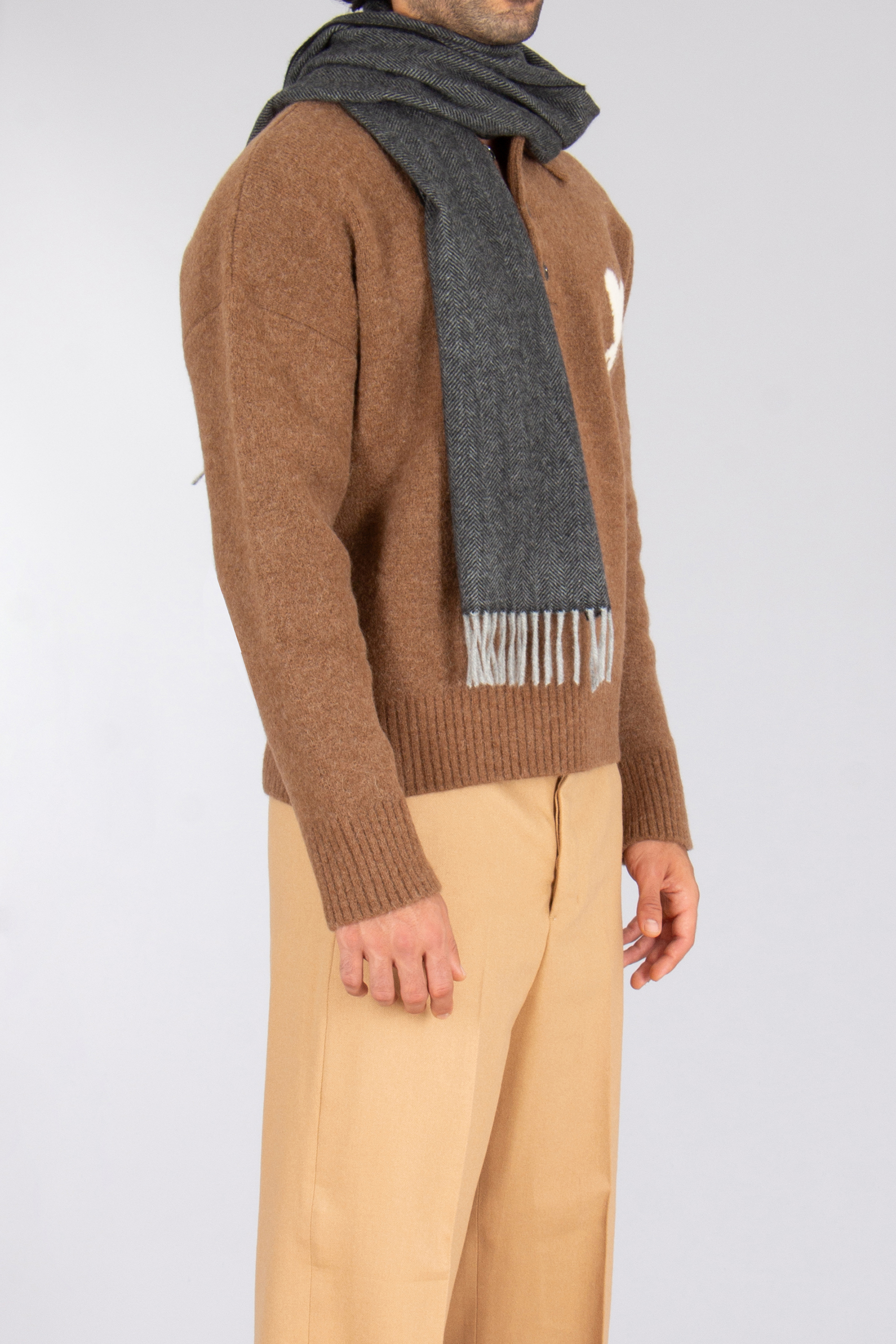 Bekleidung, Strickwaren, Pullover, Mantel