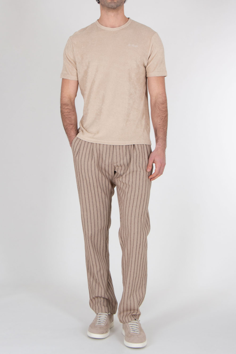 MC 2 SAINT BARTH Regular Fit Short Sleeve Terry T-Shirt Gary