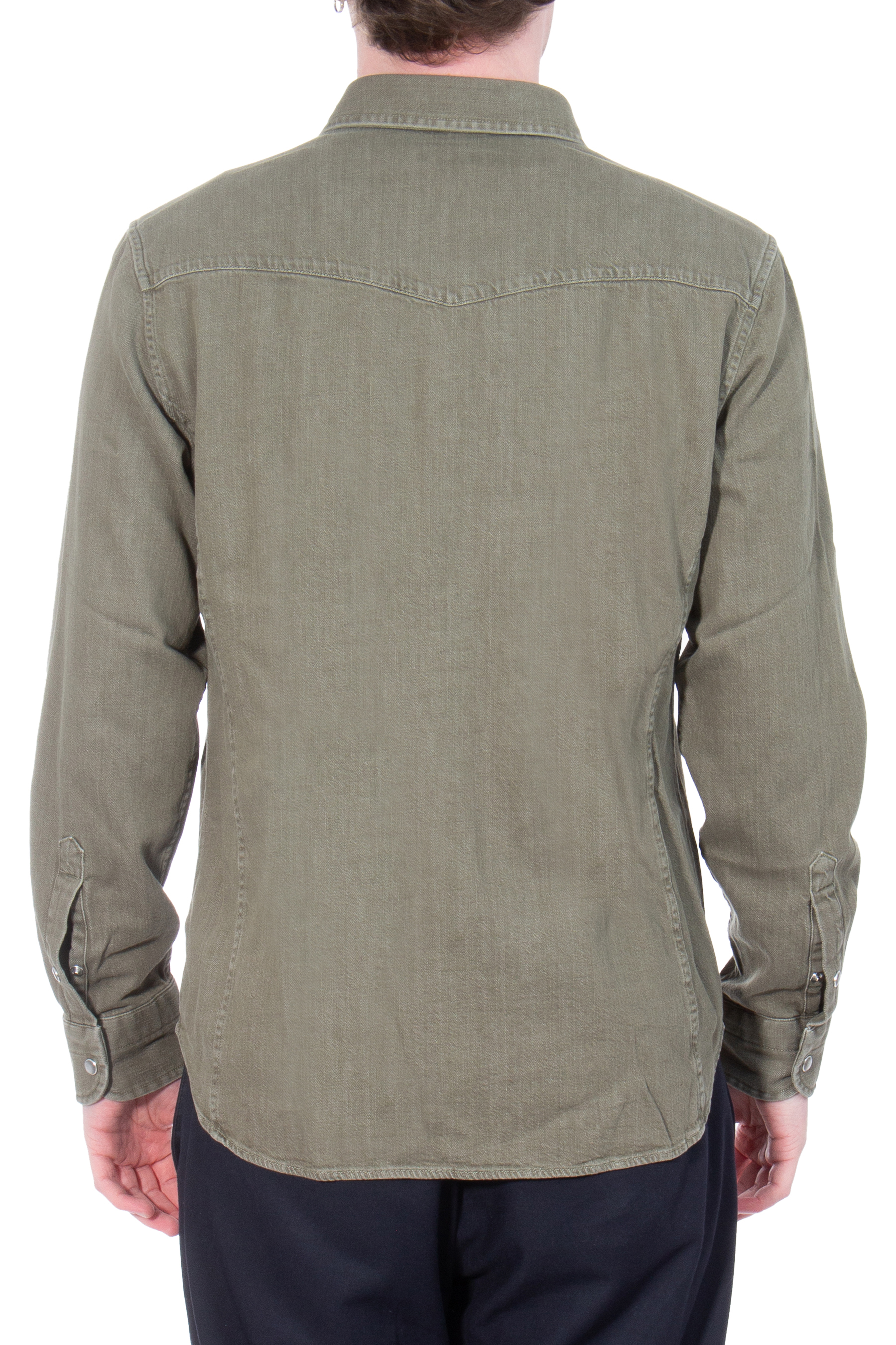 TOM FORD Washed Denim Western Shirt TOM FORD Washed Denim Western Shirt