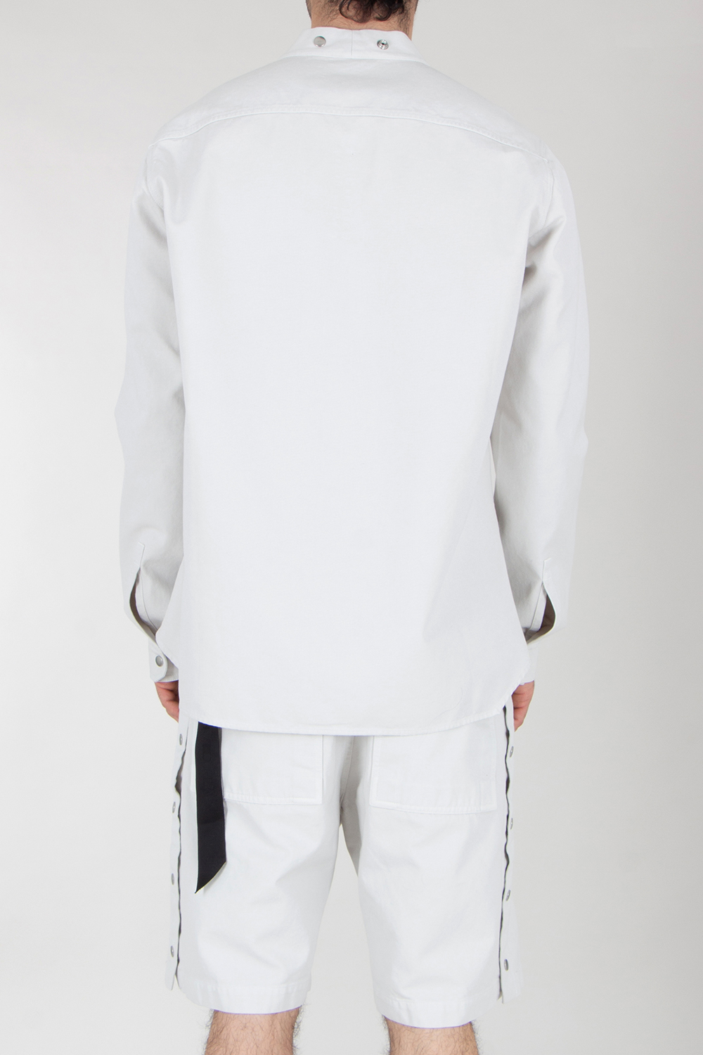 RICK OWENS DRKSHDW Relaxed Fit Organic Cotton Canvas Overshirt