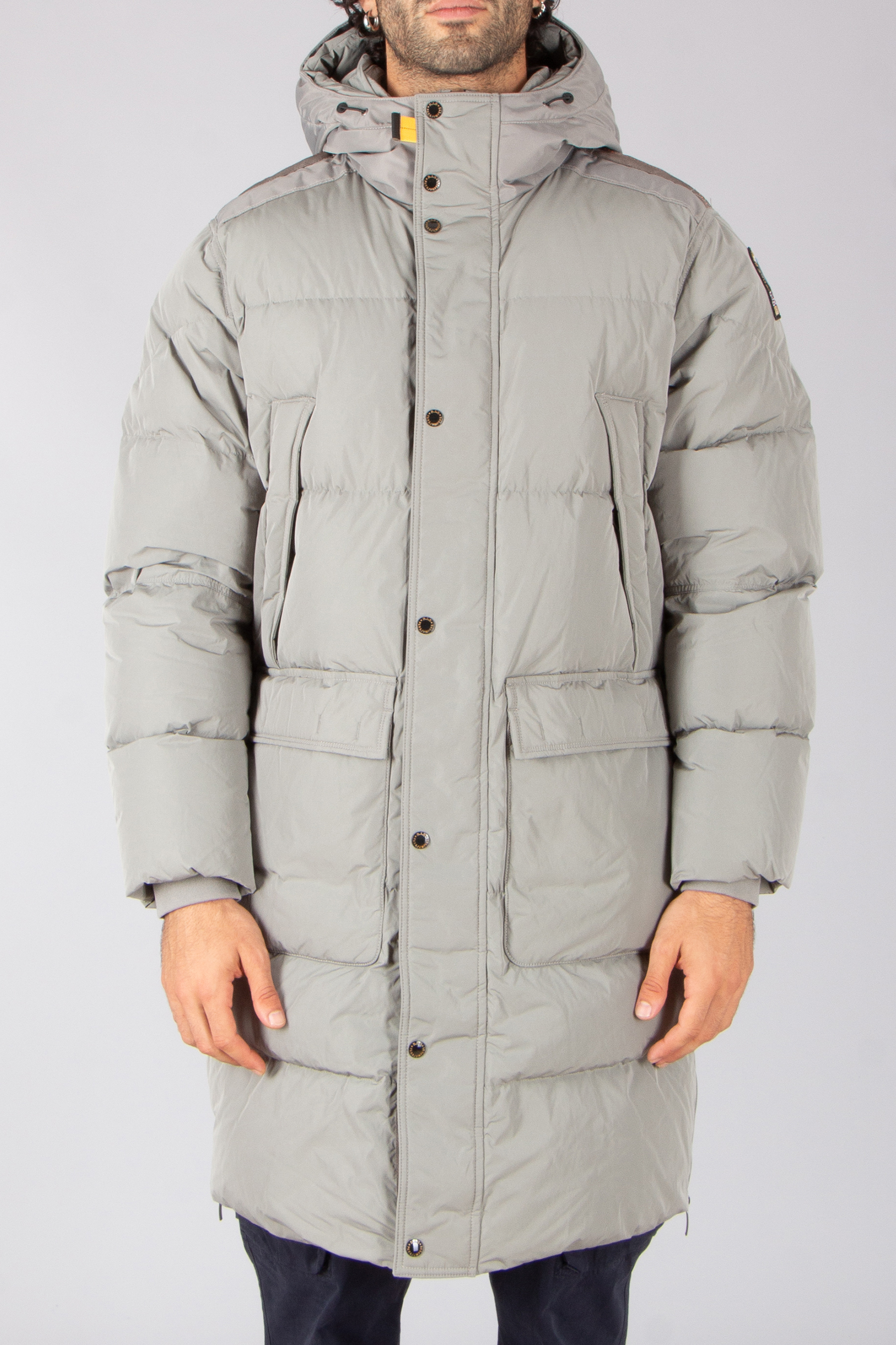 PARAJUMPERS Regular Fit Micro Ripstop Hooded Down Parka Long Bear Bekleidung, Mantel, Jacke