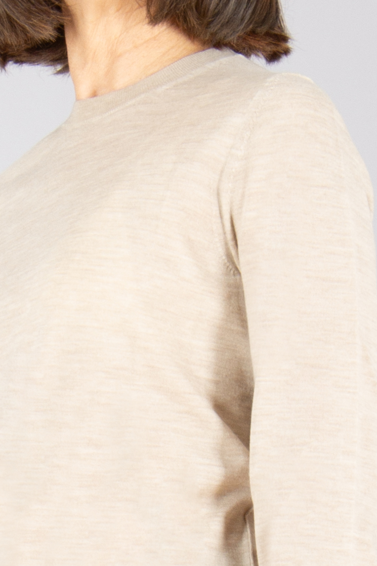 BOSS Slim Fit Superfine Virgin Wool Sweater Ferpina Dekoration für Zuhause, Leinen, Langarm, Ärmel, Bluse