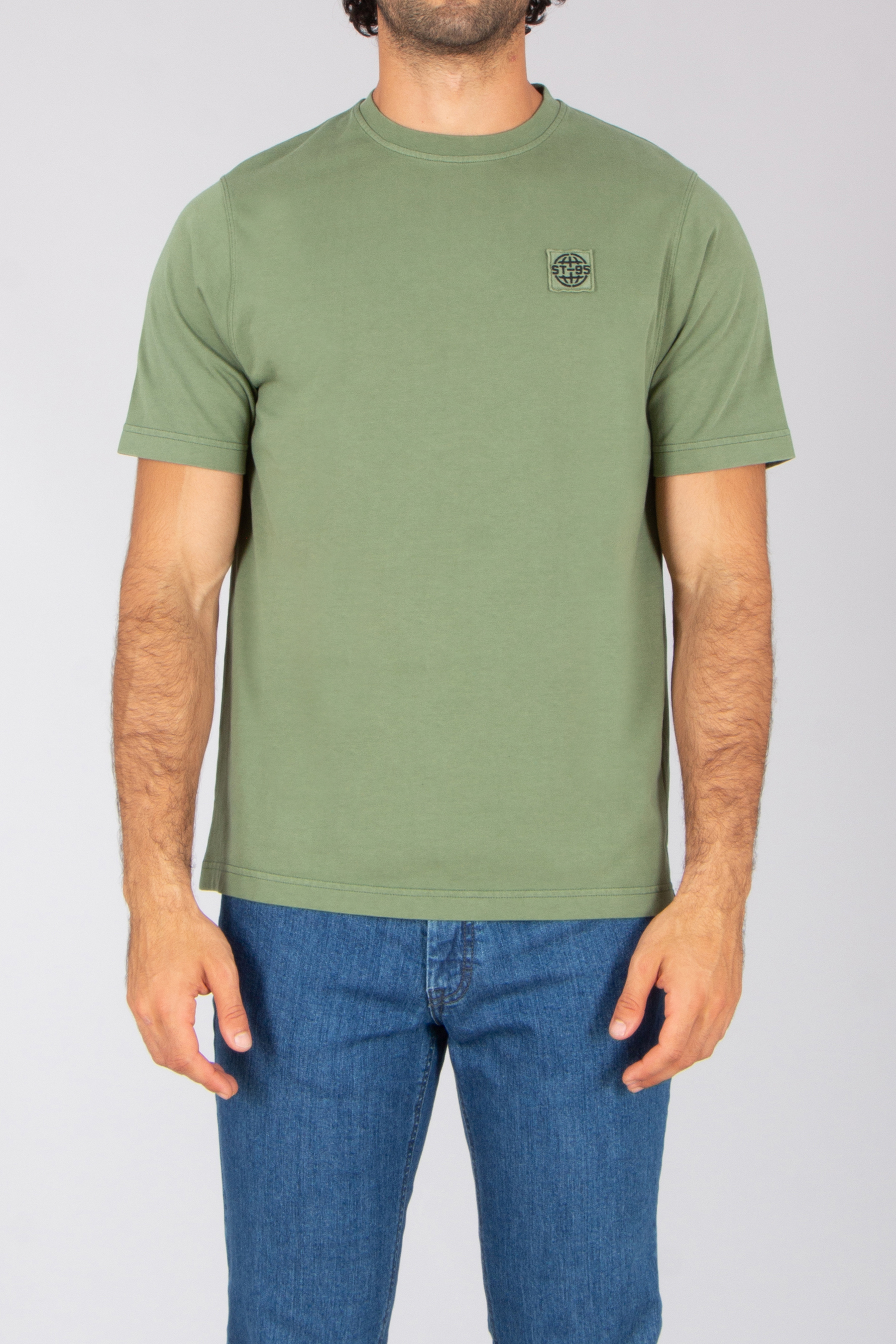 T-shirt, Jeans, Erwachsener, Mann, Person