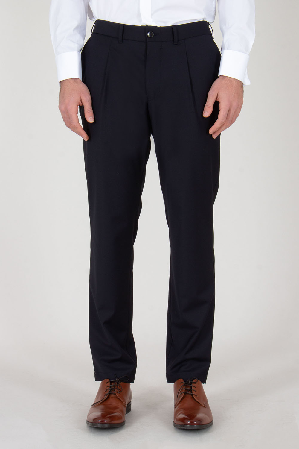 DRESSLER Regular Fit D-Tech Virgin Wool Stretch Pants Joe