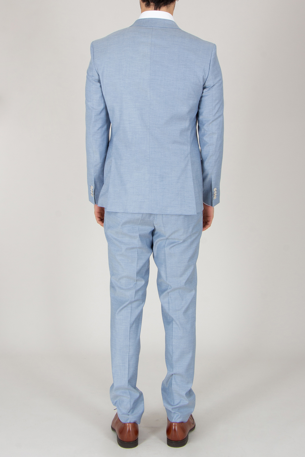 BOSS Slim Fit Virgin Wool Stretch Blend Suit H-Huge