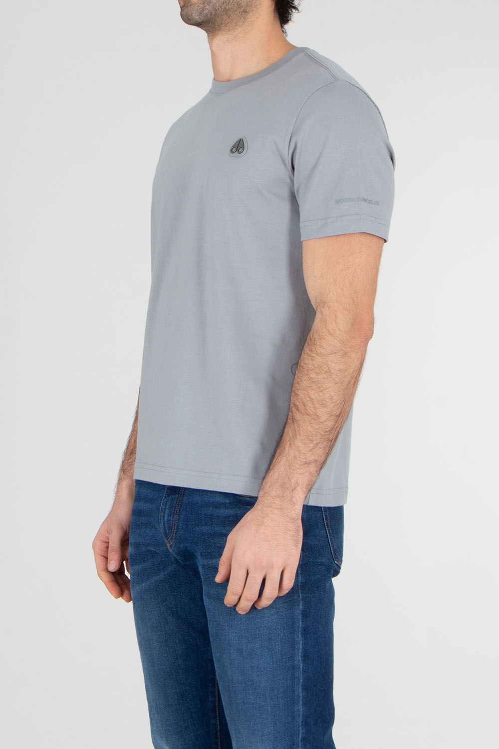 MOOSE KNUCKLES Regular Fit Pima Cotton Jersey T-Shirt Crescent