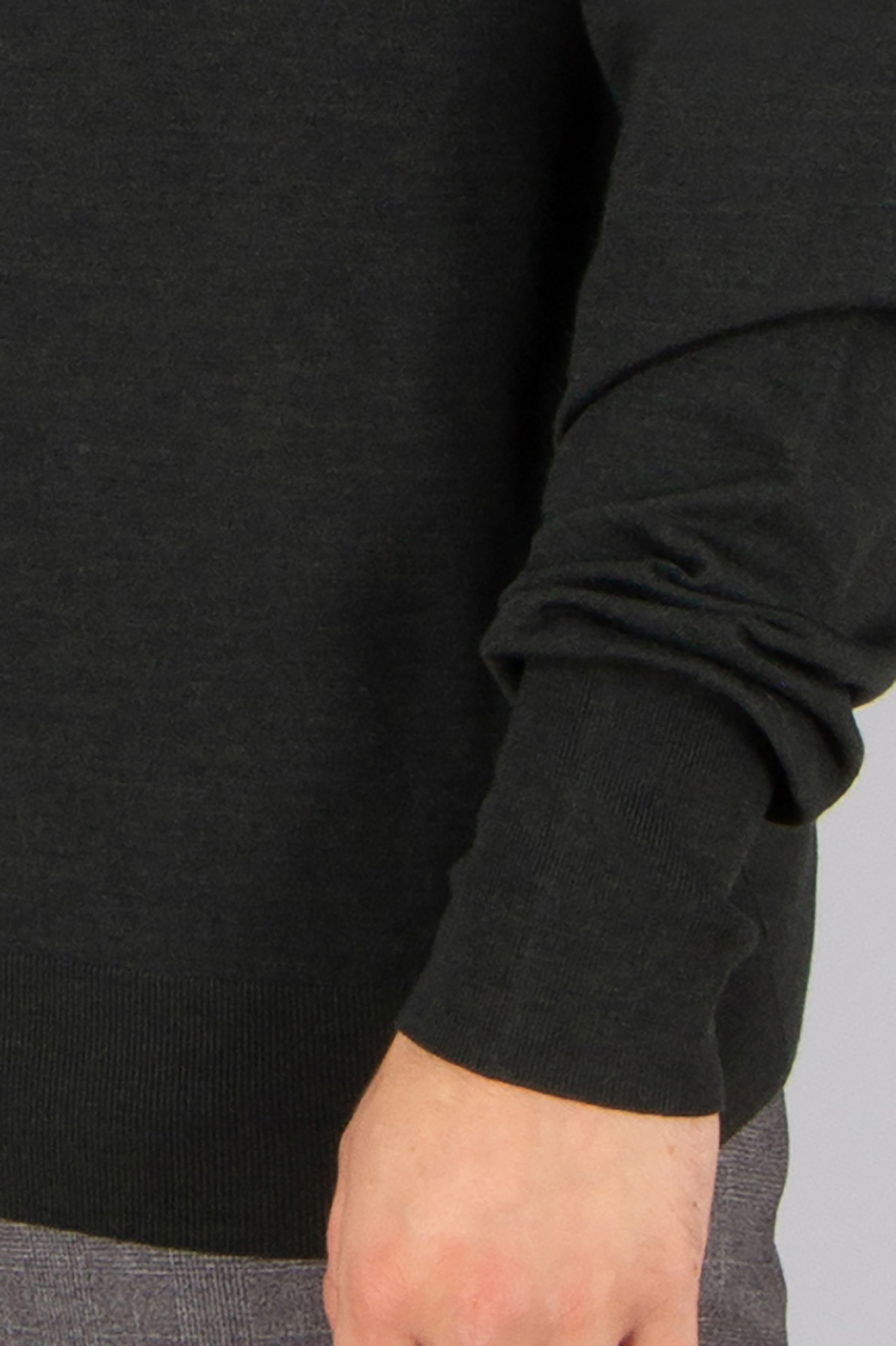 STEFAN BRANDT Regular Fit Kid Wool Long-Sleeve Knit Polo Luca Bekleidung, Langarm, Ärmel, Pullover, Person