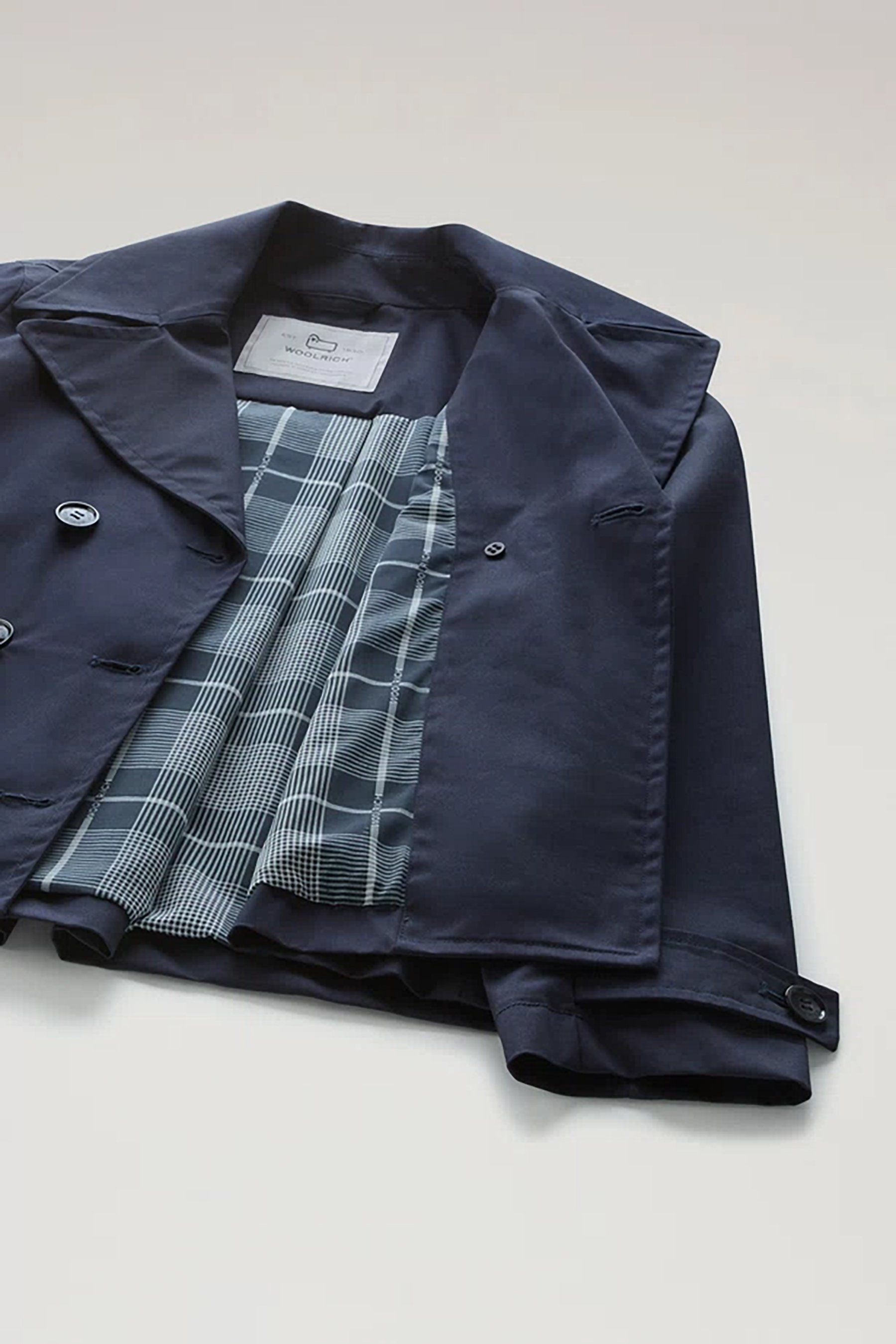 WOOLRICH Best Cotton Peacoat Havice WOOLRICH Best Cotton Peacoat Havice