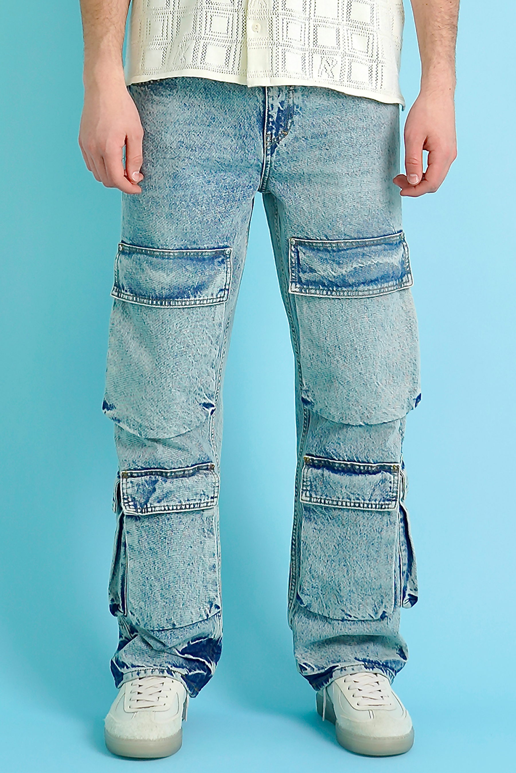 REPRESENT Cotton Jeans R3Ca Cargo Denim REPRESENT Cotton Jeans R3Ca Cargo Denim