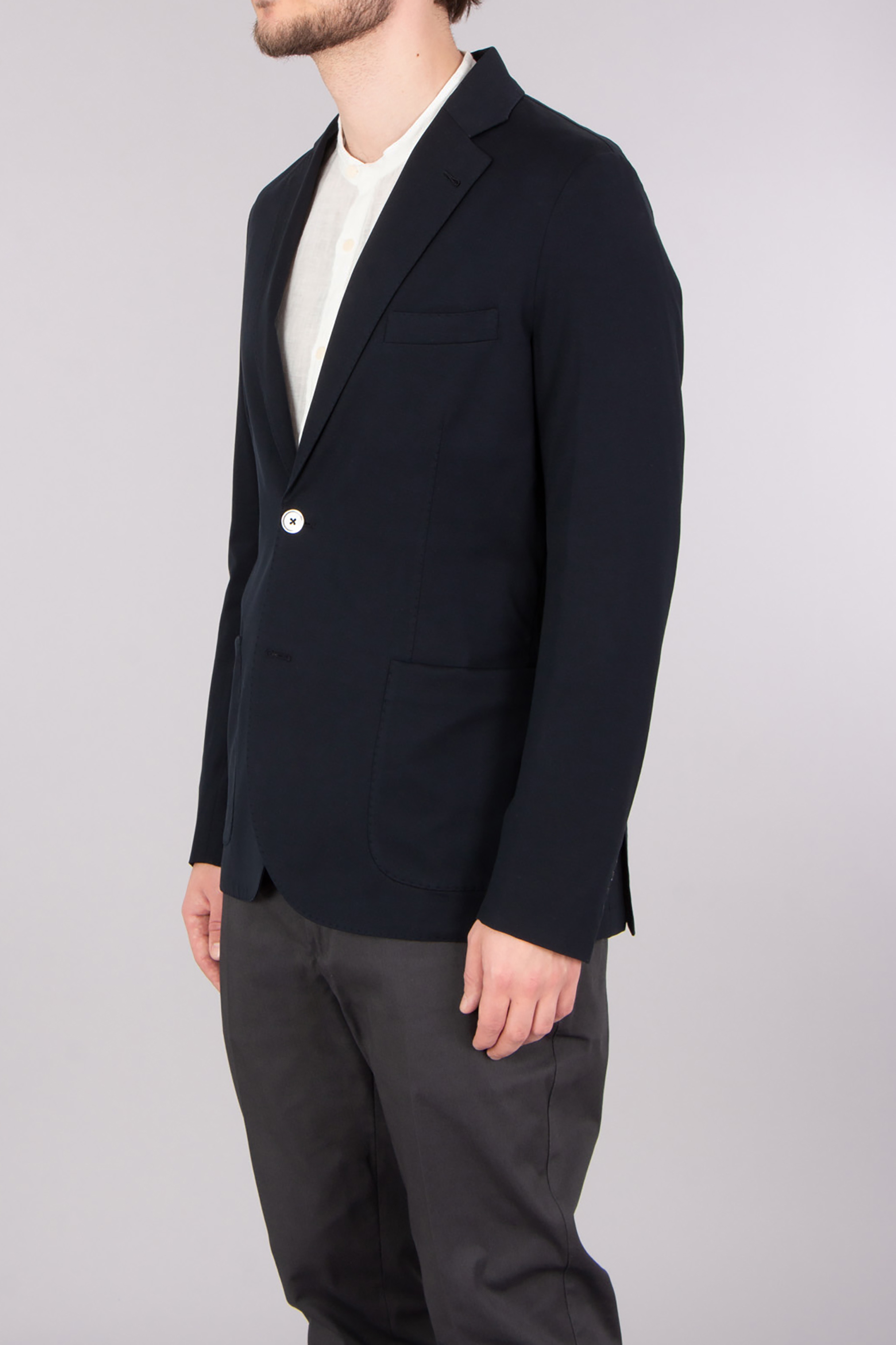 STEFAN BRANDT Regular Fit Urpima Sea Island Cotton Stretch Jersey Jacket Adrian Blazer, Mantel, Jacke, Formelle Kleidung, Anzug