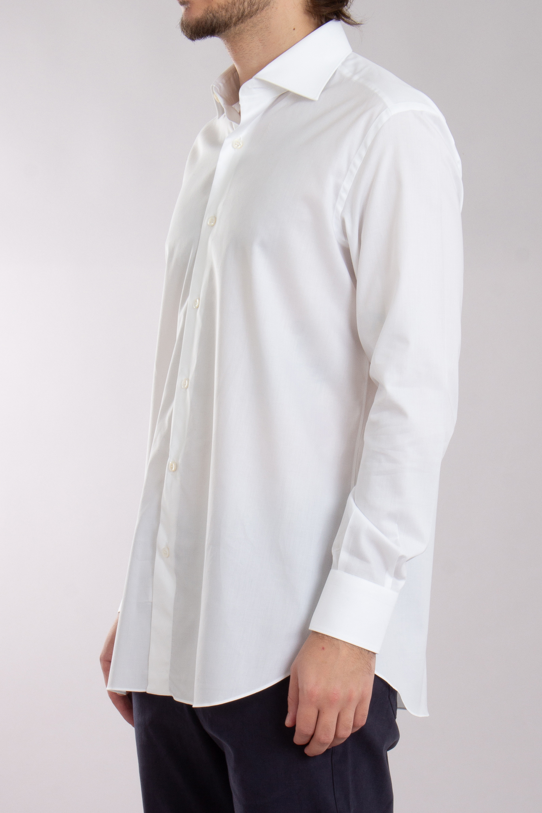 BRIONI Regular Fit Organic Cotton Shirt Ventiquattro BRIONI Regular Fit Organic Cotton Shirt Ventiquattro