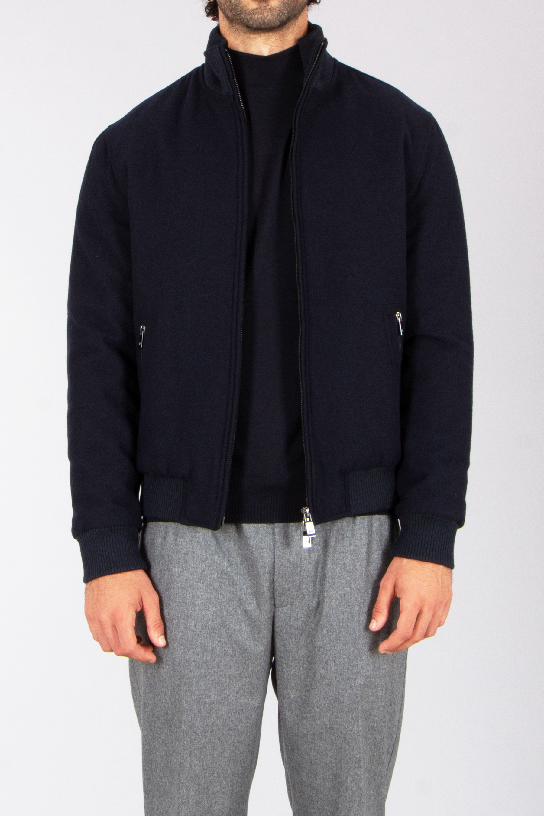 PAL ZILERI Regular Fit Wool Blend Bomber Jacket Mantel, Jacke, Fleece, Pullover, Kapuzenpulli