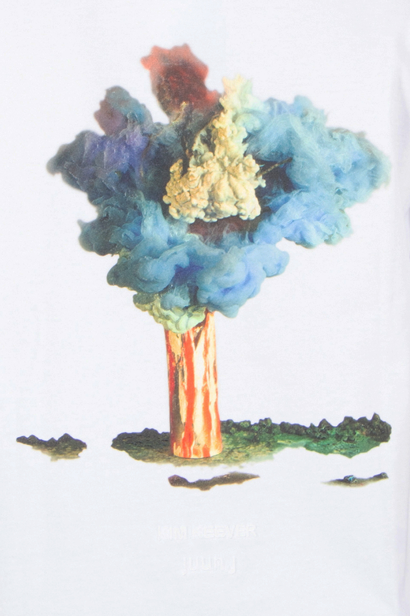 JUUN.J Oversized Kim Keever Flower Base Print Cotton Jersey T-Shirt JUUN.J Oversized Kim Keever Flower Base Print Cotton Jersey T-Shirt