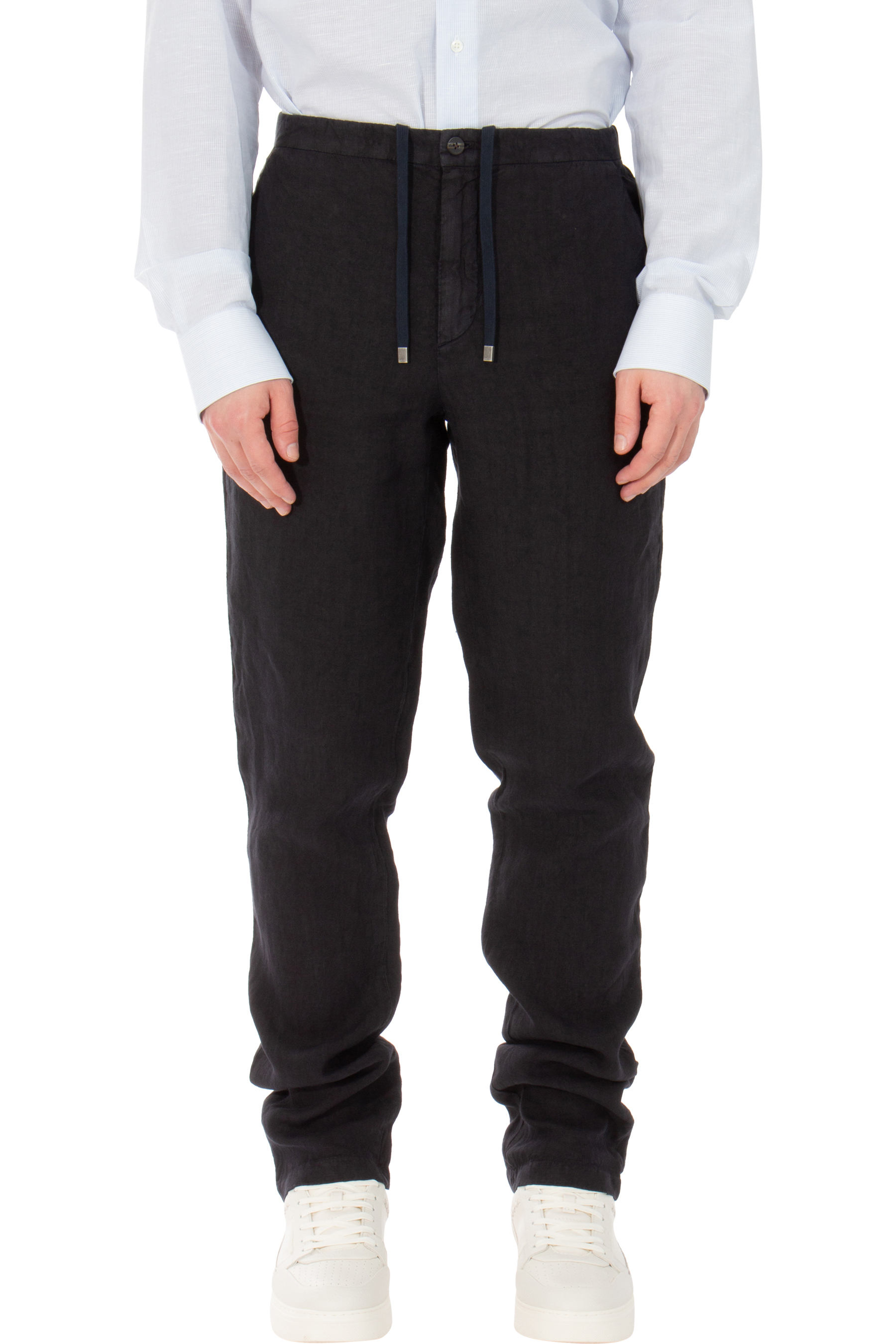 BOGLIOLI Regular Fit Linen Pants