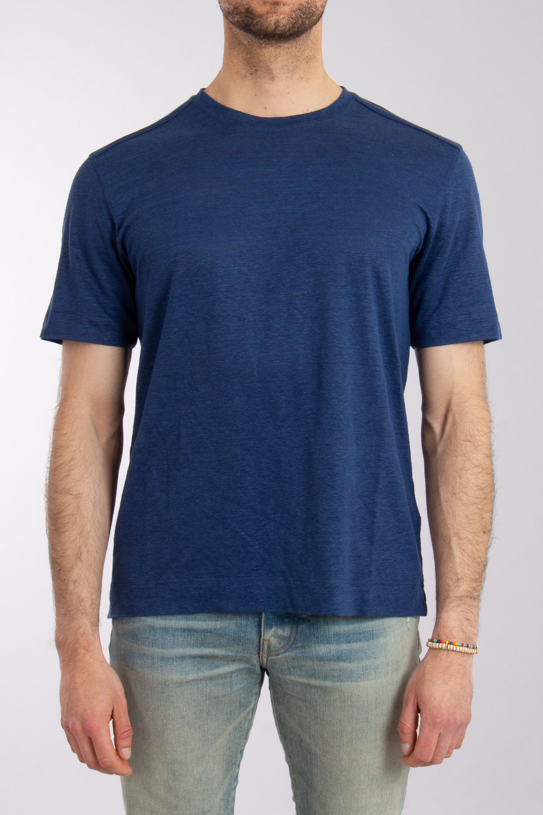 ZEGNA Regular Fit Linen T-Shirt ZEGNA Regular Fit Linen T-Shirt