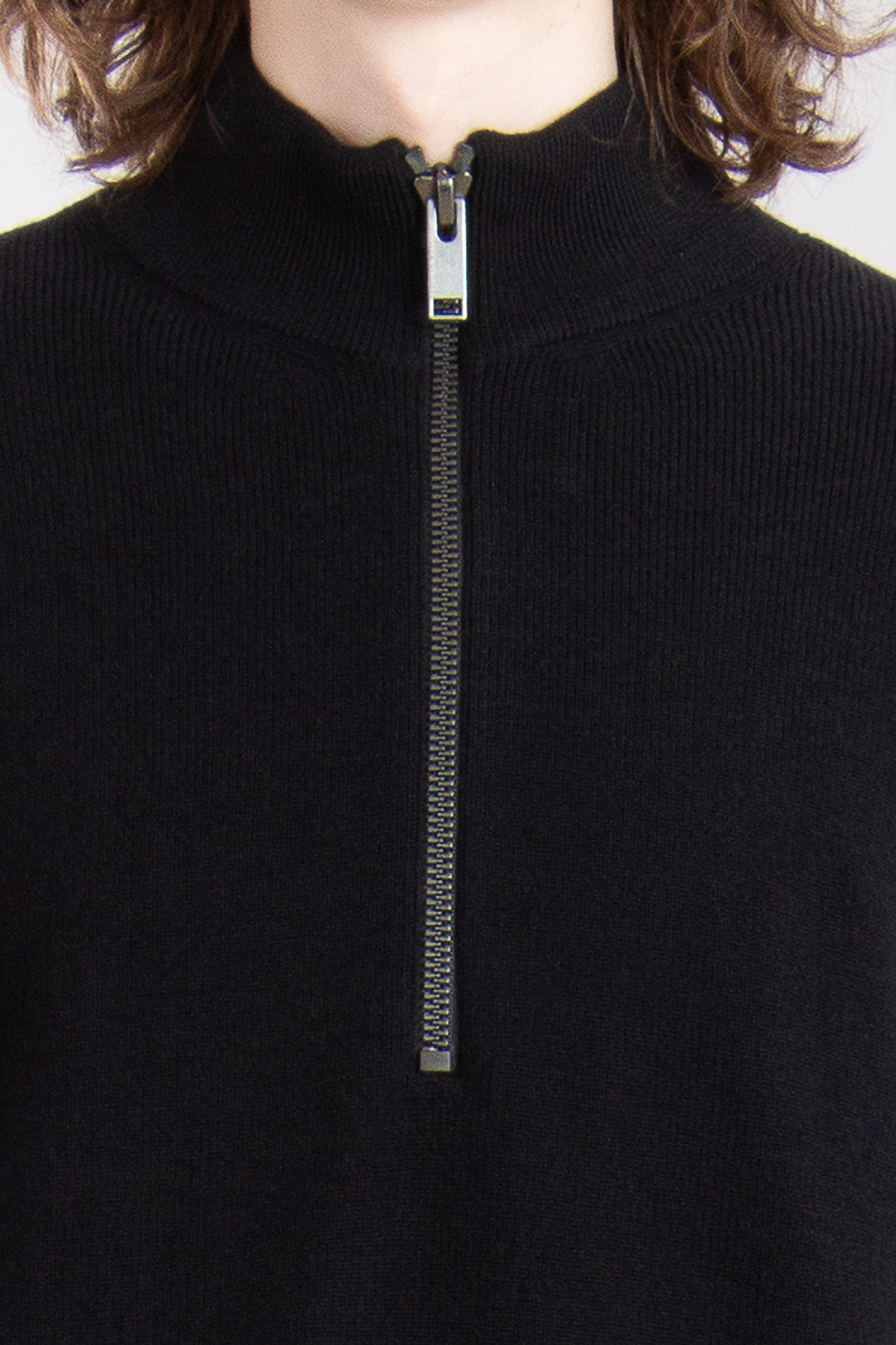 TRUSTED HANDWORK Ribbed Wool Troyer North Ice TRUSTED HANDWORK Ribbed Wool Troyer North Ice