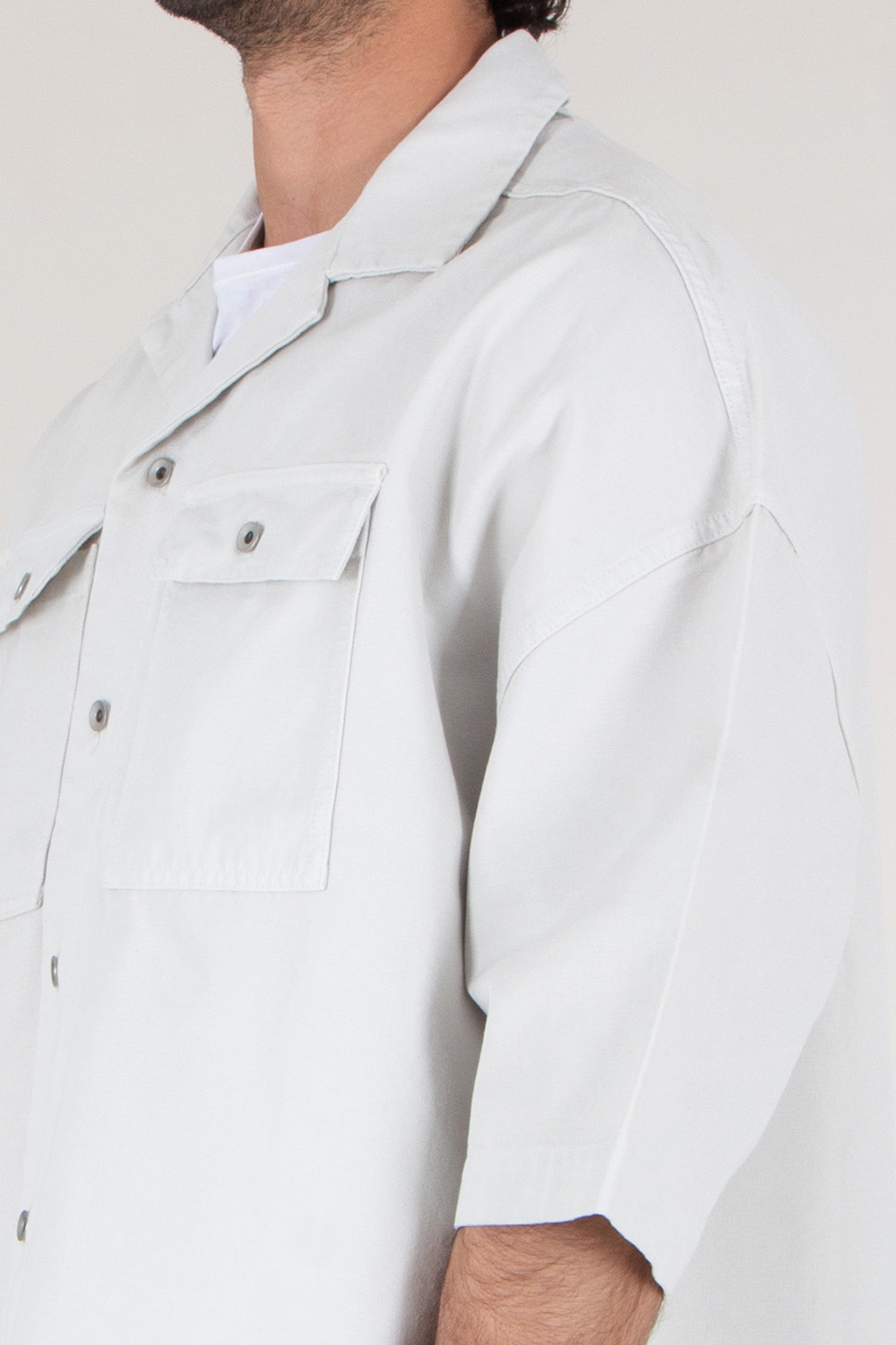 RICK OWENS DRKSHDW Oversized Organic Cotton Shirt Magnum Tommy