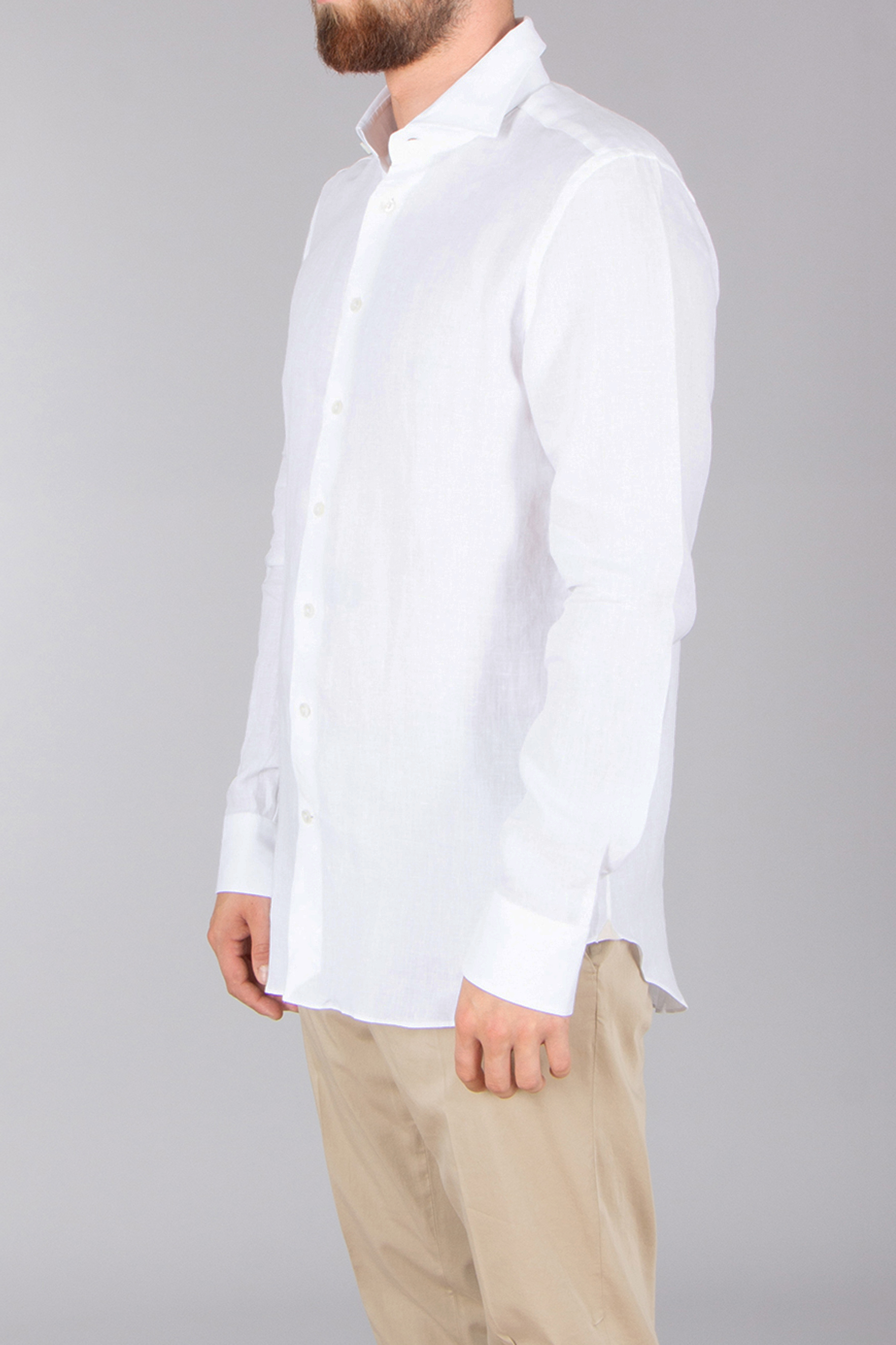 EMANUELE MAFFEIS Regular Fit Linen Shirt Eduardo Vaduz Bekleidung, Hemd, Kleid, Hemd, Leinen, Langarm