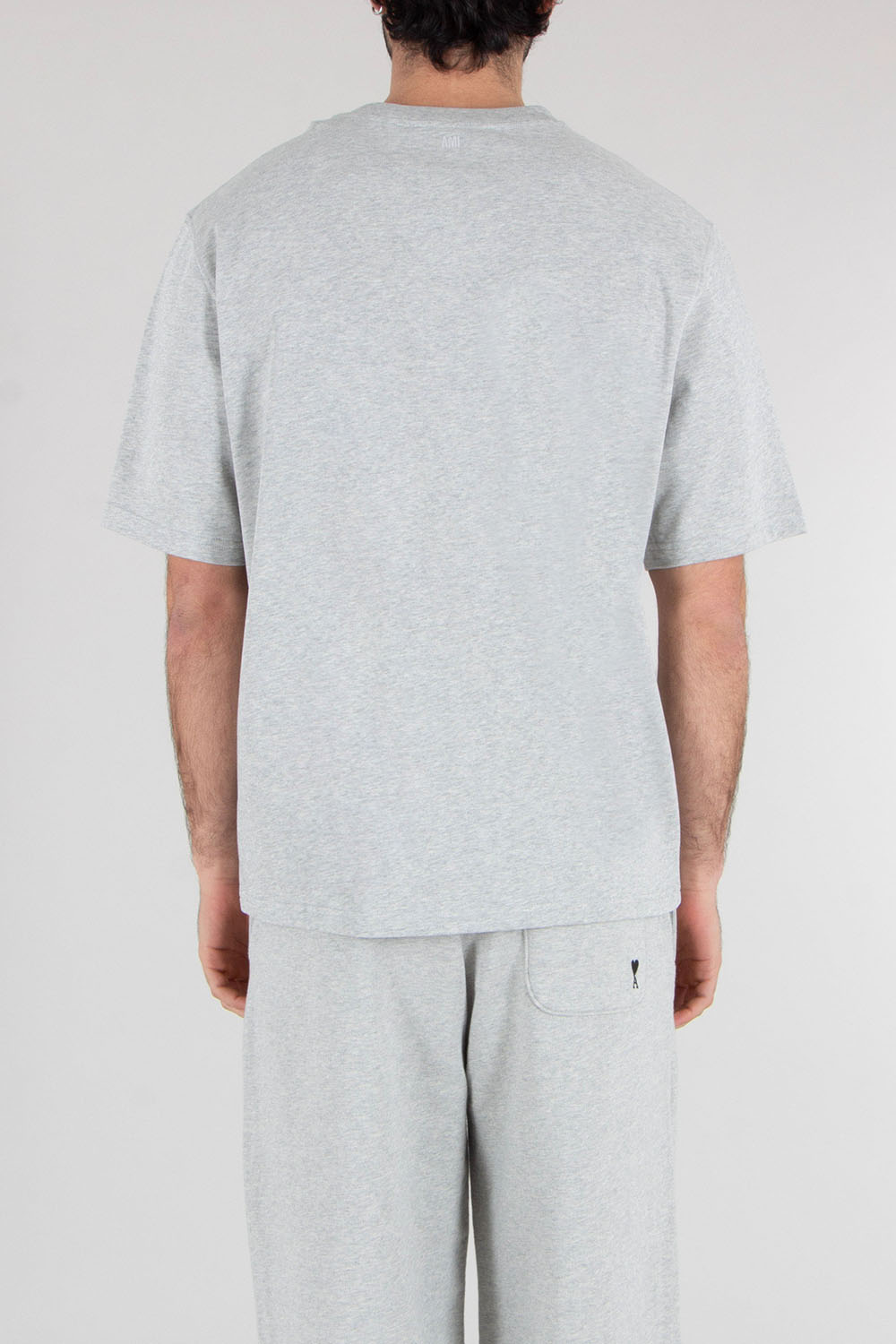 AMI PARIS Boxy Fit Ami De Coeur Cotton Jersey T-Shirt