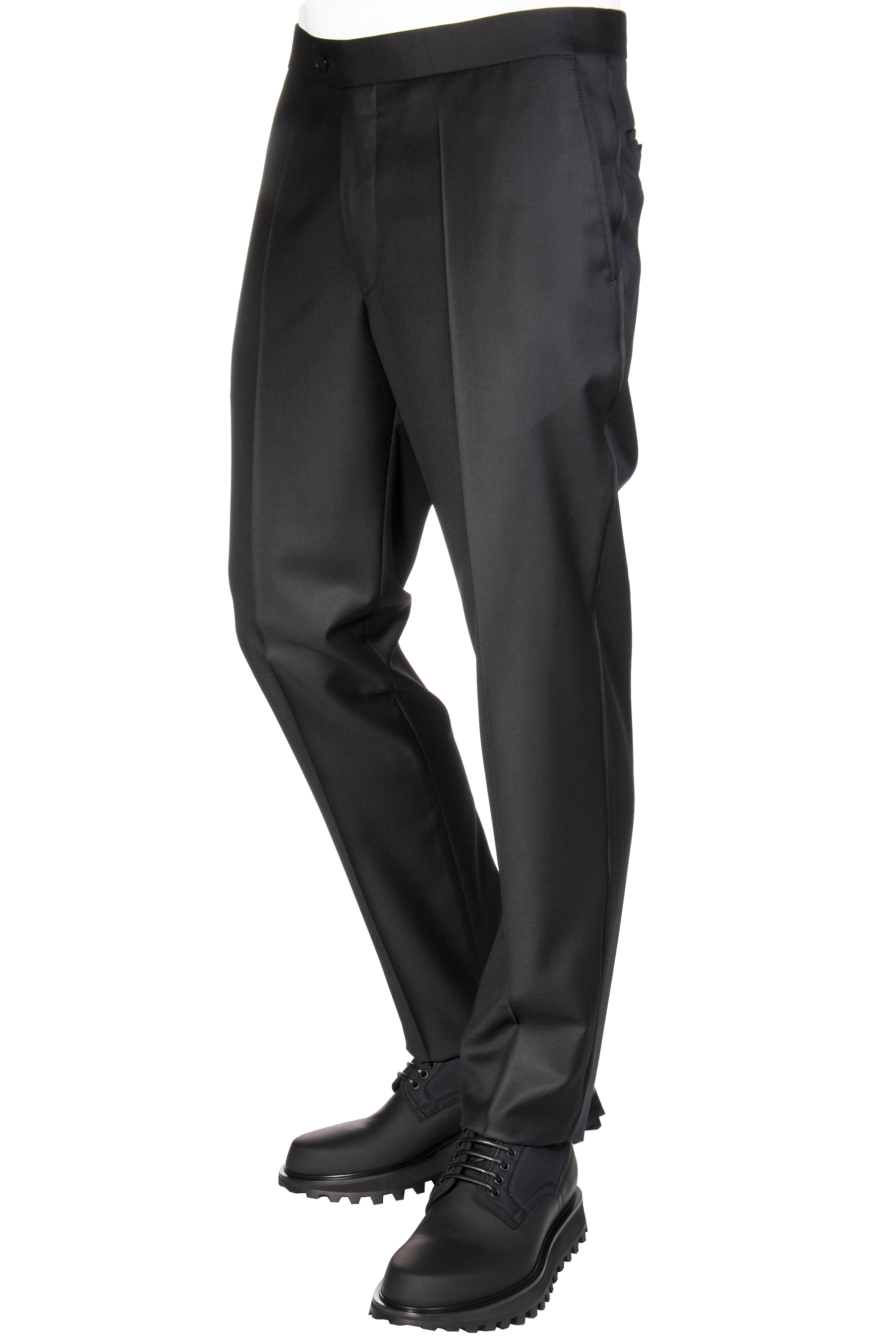 DRESSLER Wool Smoking Pants Jade DRESSLER Wool Smoking Pants Jade
