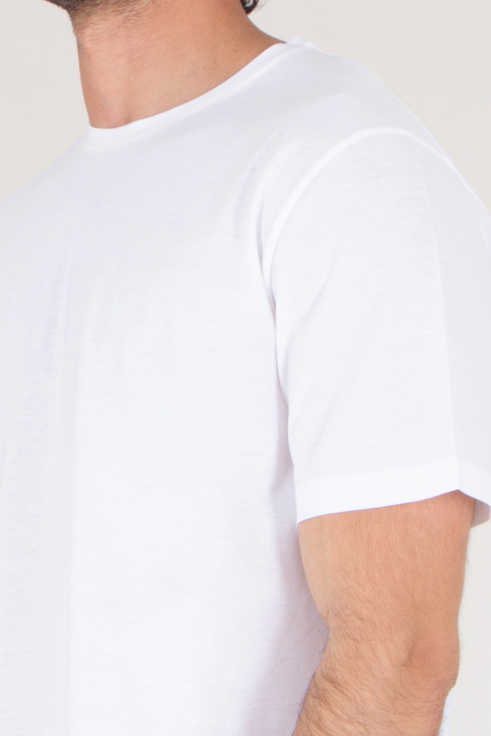 HERNO Super Fine Cotton Stretch T-Shirt 