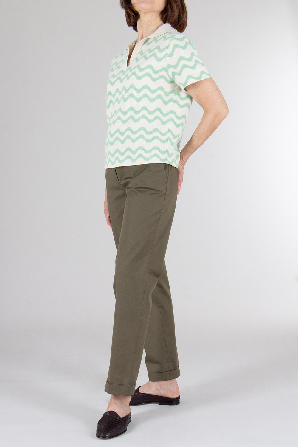 MC 2 SAINT BARTH Striped Knitted Polo Lala Rachel