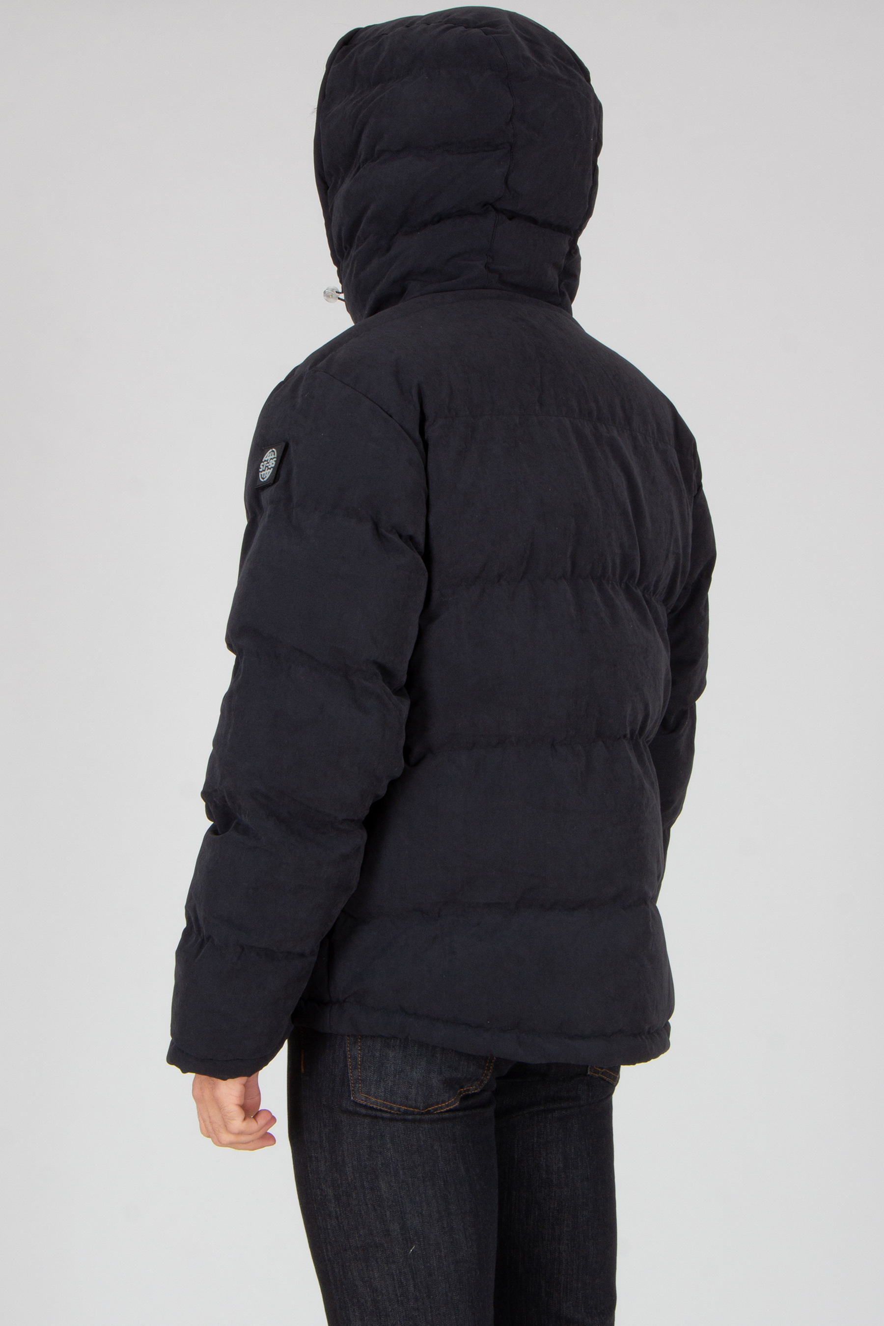 Mantel, Jacke, Kapuze, Person