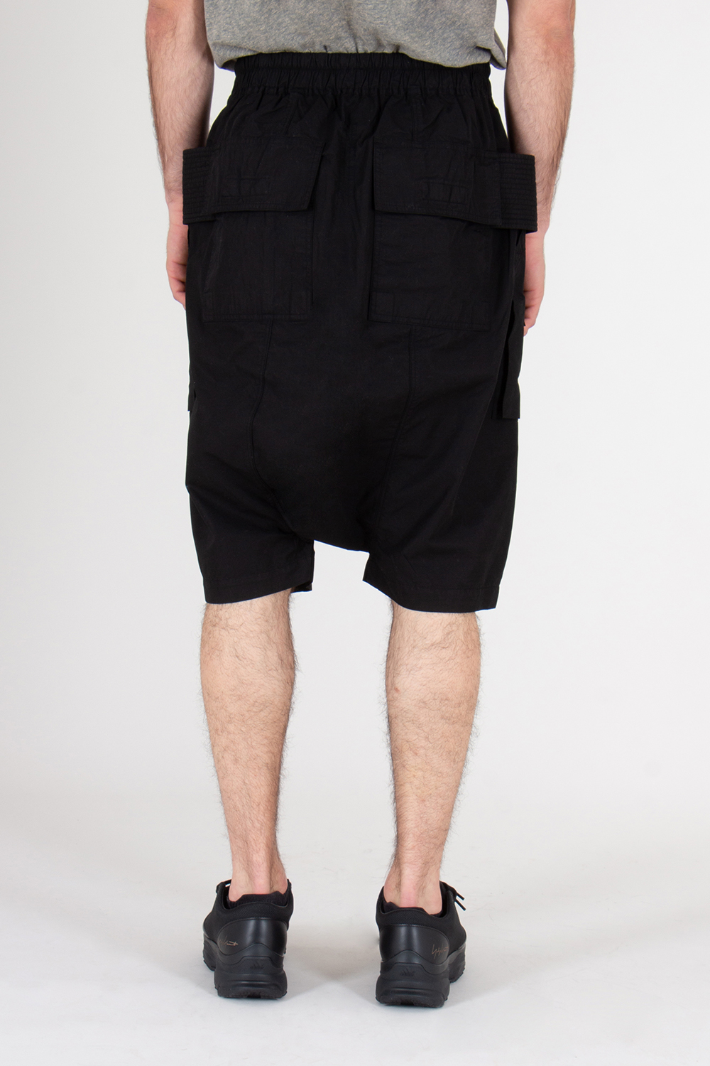 RICK OWENS DRKSHDW Loose Fit Organic Cotton Ripstrip Creatch Cargo Pods