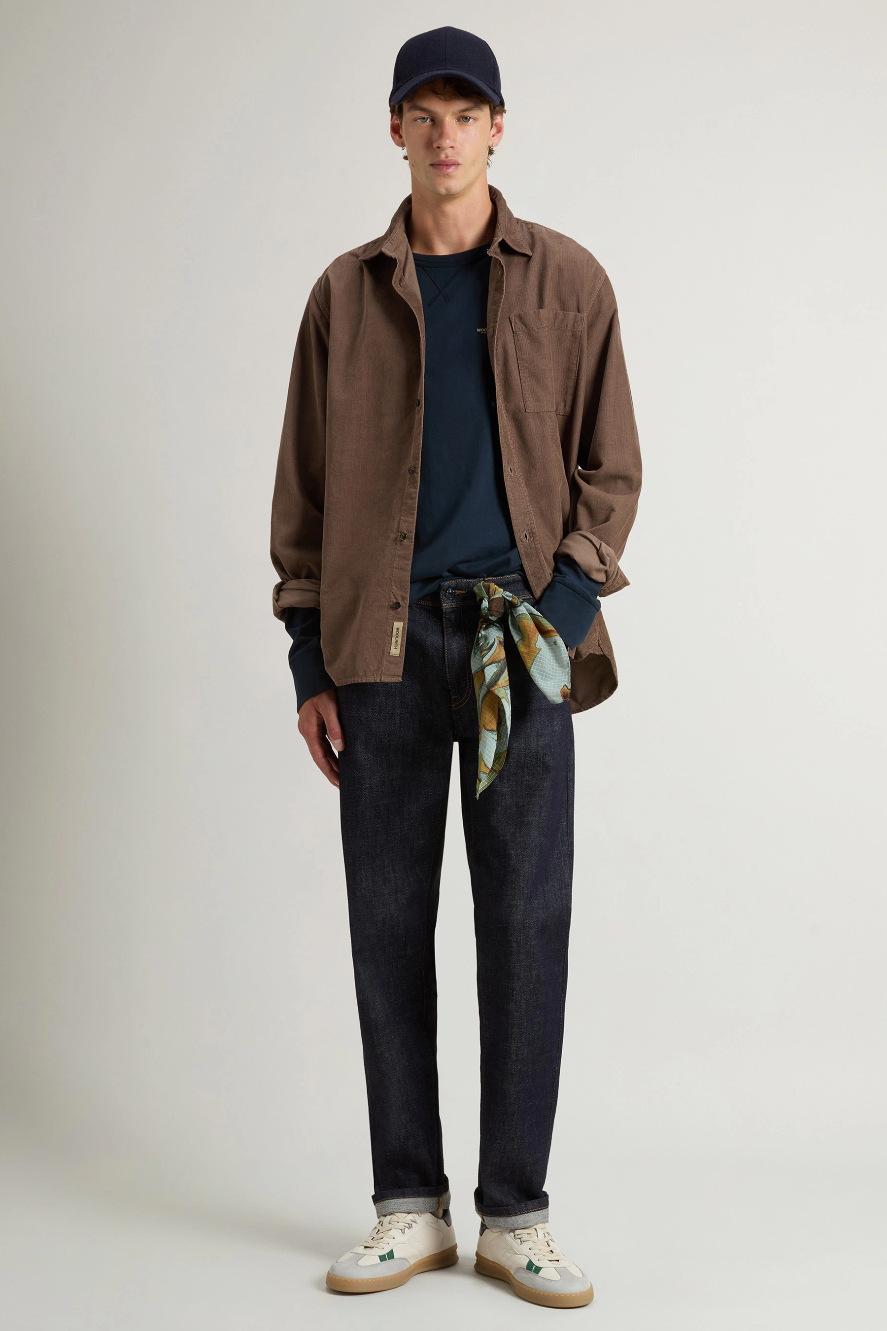 WOOLRICH Regular Fit Cotton Corduroy Shirt Mackey Mantel, Hosen, Blazer, Jacke