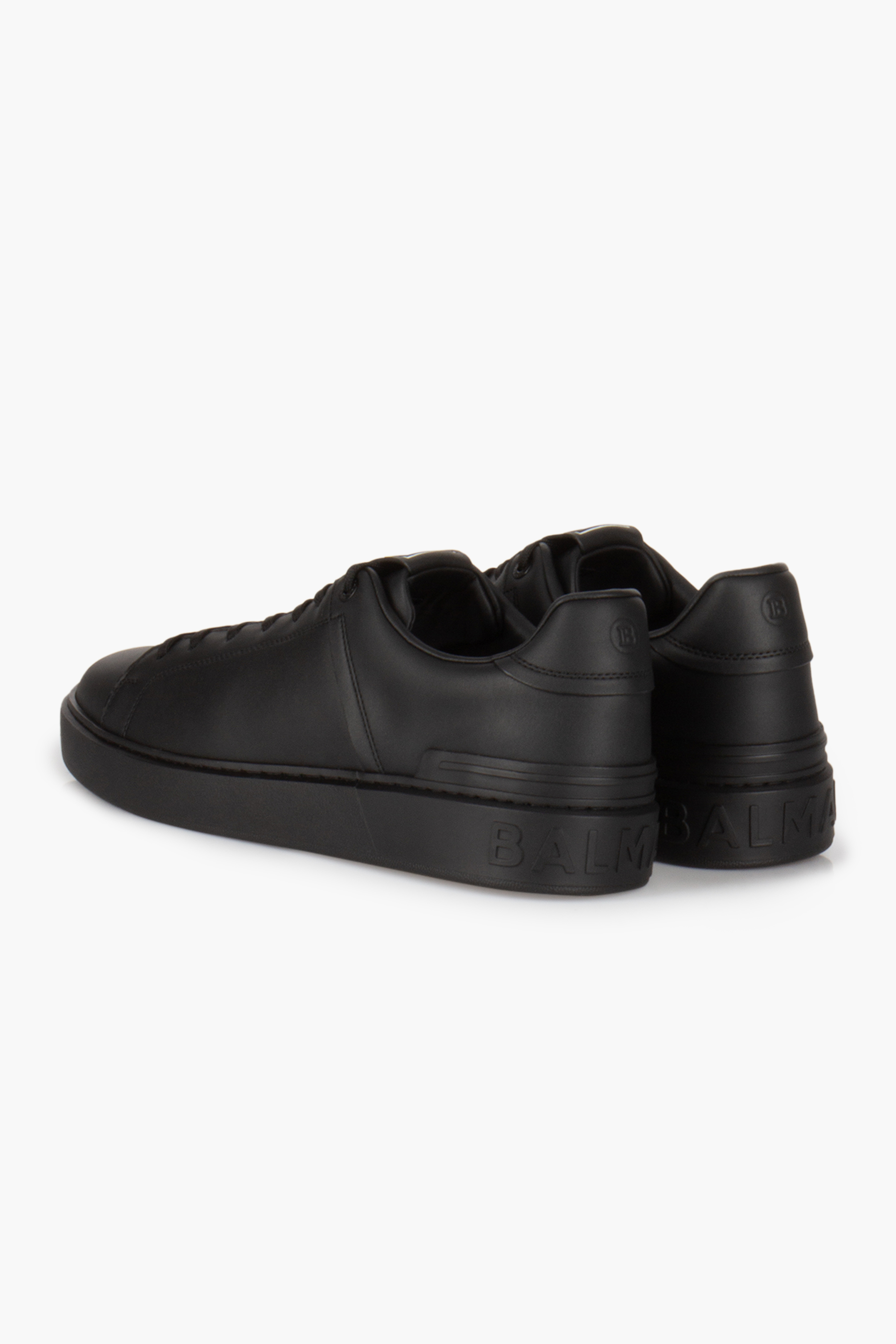 BALMAIN Leather Sneakers B-Court Bekleidung, Schuhwerk, Schuh, Sneaker, Wildleder