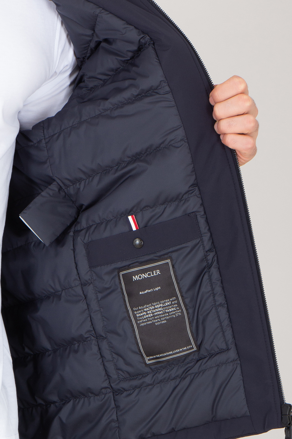 MONCLER Tollymore Regular Fit Aquaflect Light Down Shirt Jacket