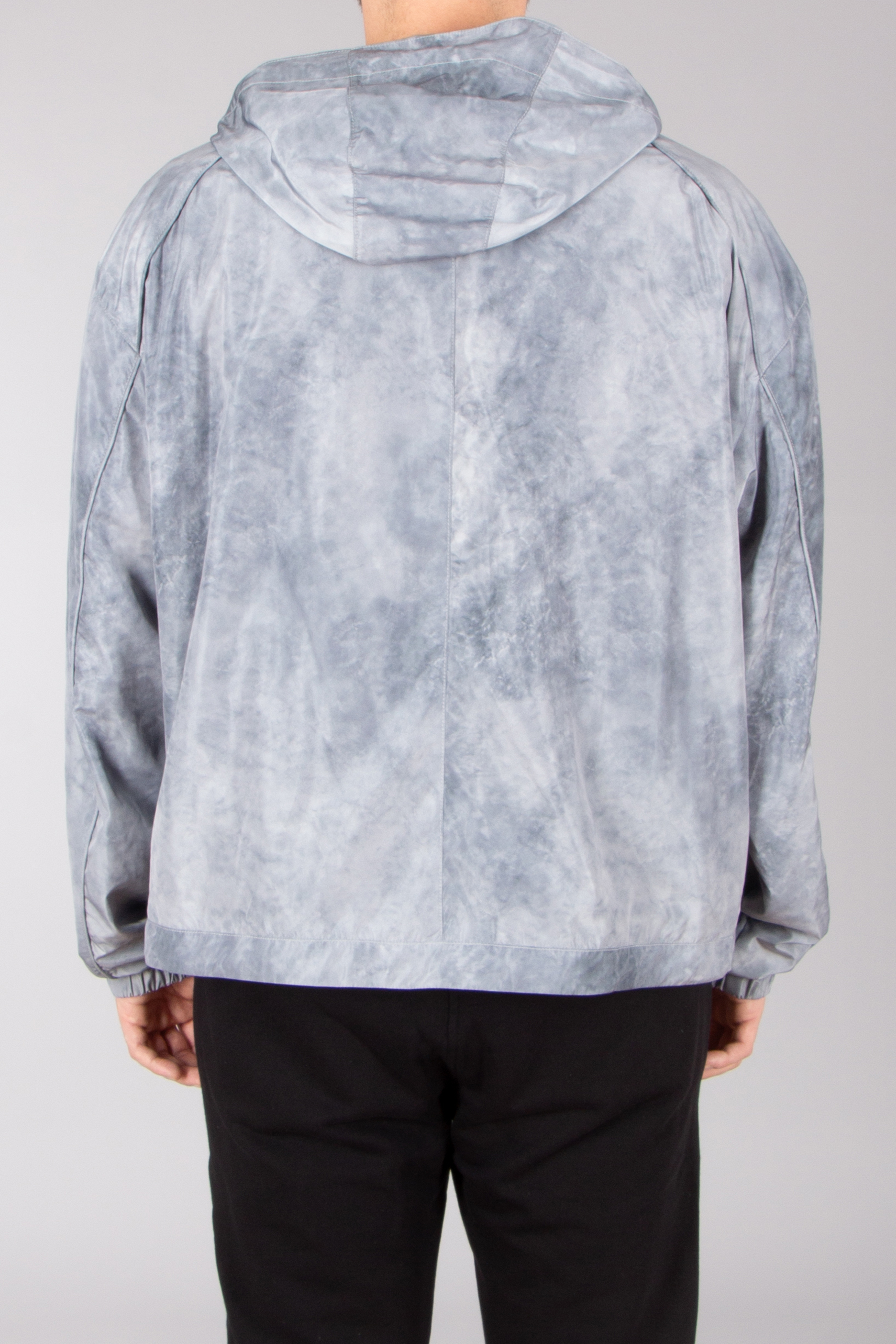 JUUN.J Oversized Dying-Print Technical Fabric Hooded Jacket