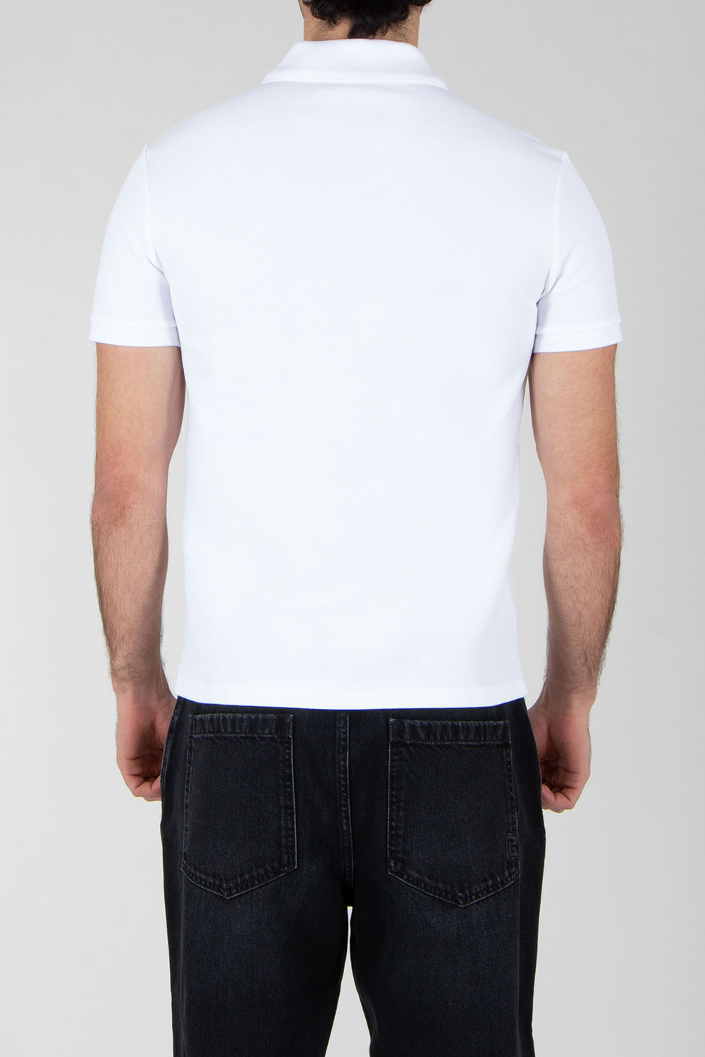 BALMAIN Regular Fit Embroidered Organic Cotton Piqué Polo Shirt