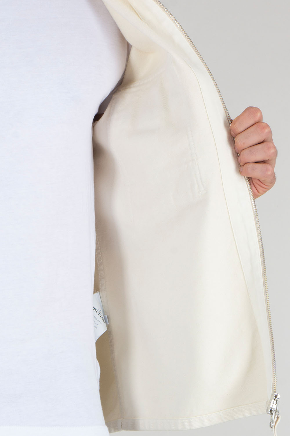 STONE ISLAND Regular Fit Cotton Bull Denim Overshirt