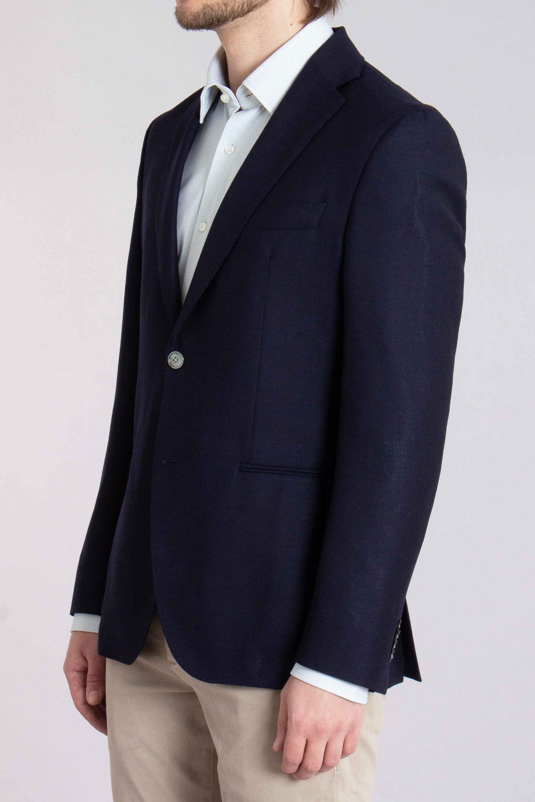 BOSS Slim Fit Structured Virgin Wool Jacket C-Huge BOSS Slim Fit Structured Virgin Wool Jacket C-Huge