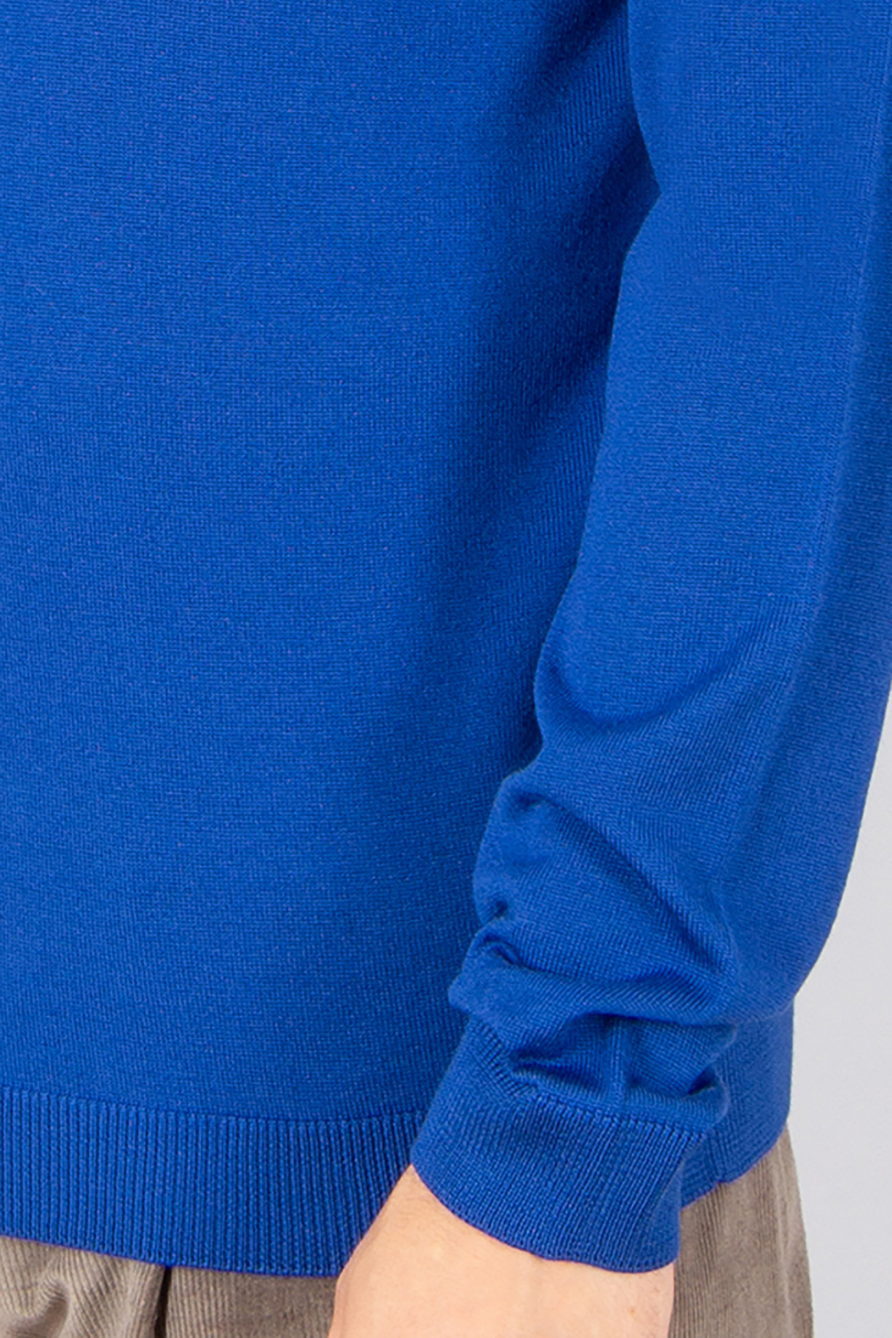 ROBERTO COLLINA Regular Fit Extra-Fine Wool Crew Neck Sweater Langarm, Ärmel, Strickwaren, Pullover, Sweatshirt