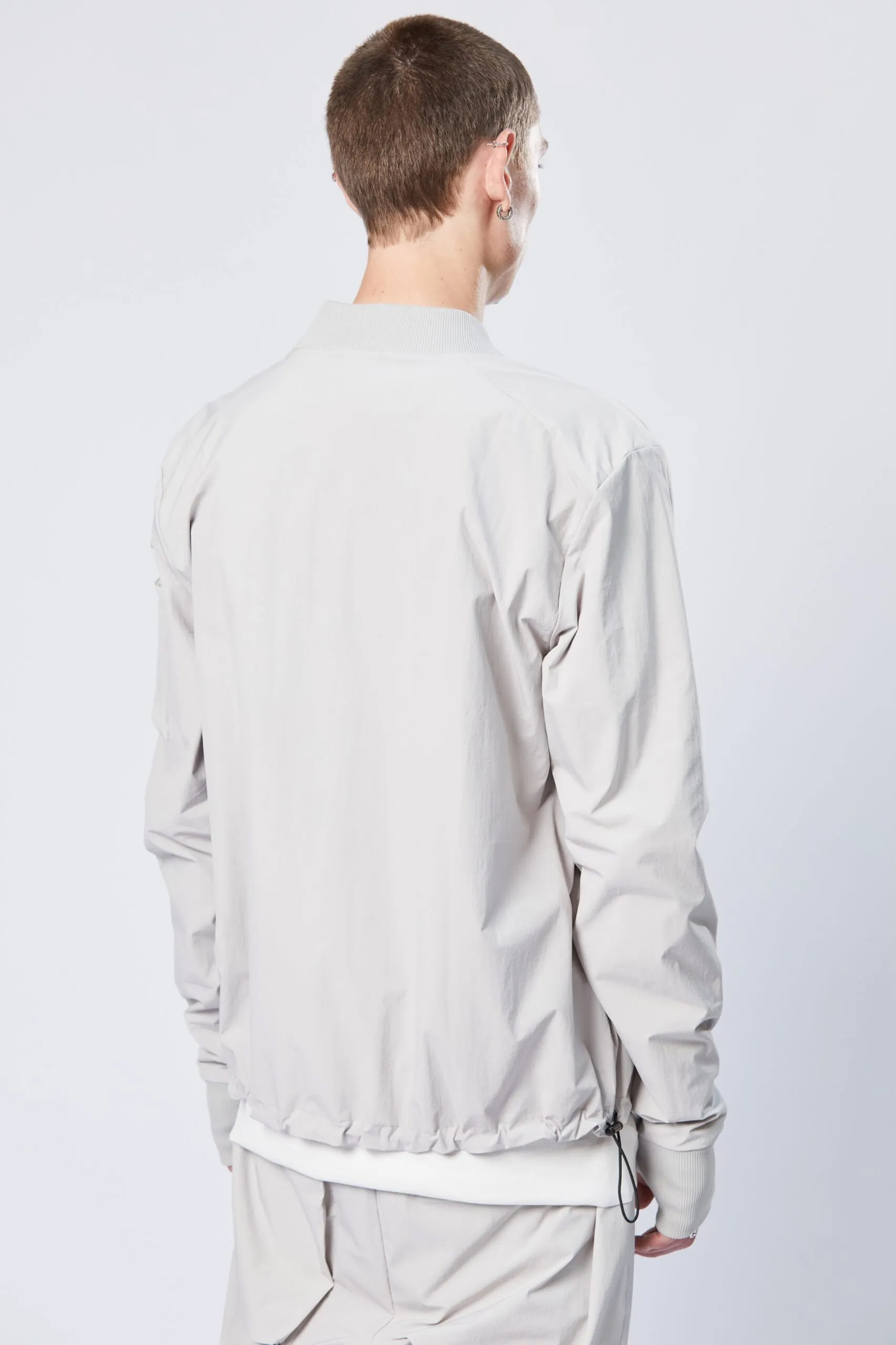 THOM KROM Nylon Stretch Bomber Jacket