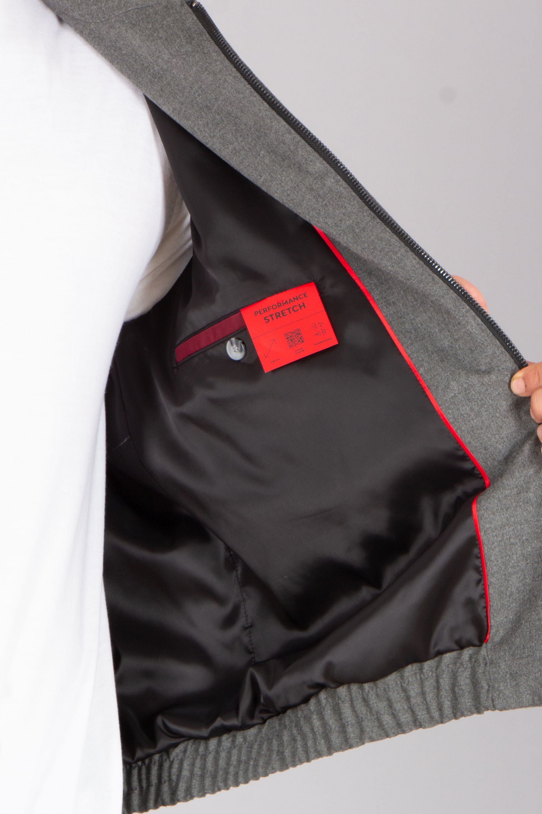 HUGO Modern Slim Fit Performance Stretch Flannel Jacket Hellys Bekleidung, Weste, Rettungsweste, Mantel, Jacke